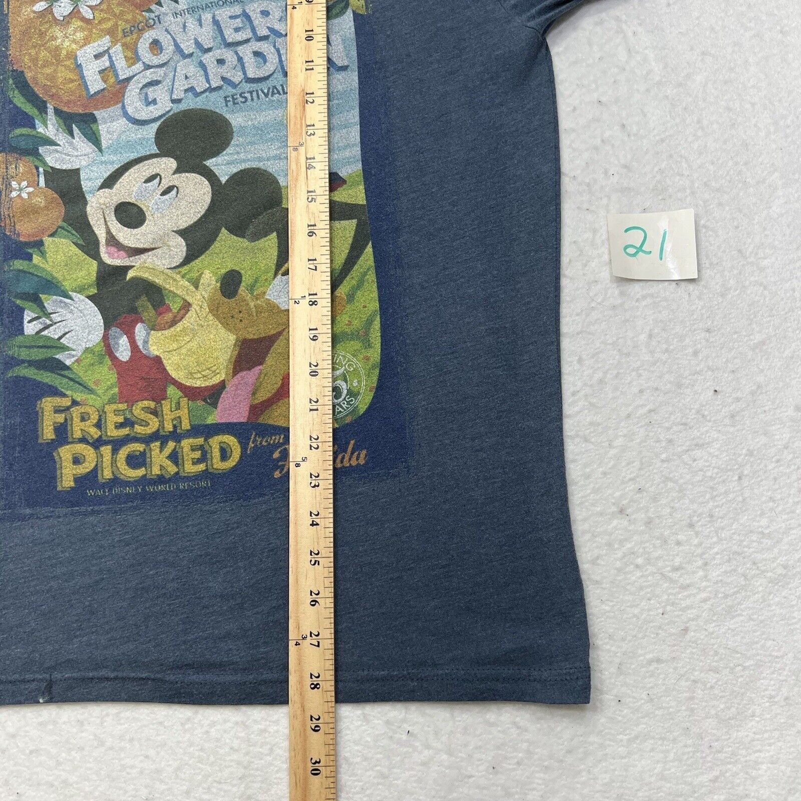 Disney Disney Parks Epcot Flower & Garden Festival 25 Years T Shirt Size US L / EU 52-54 / 3 - 9 Thumbnail