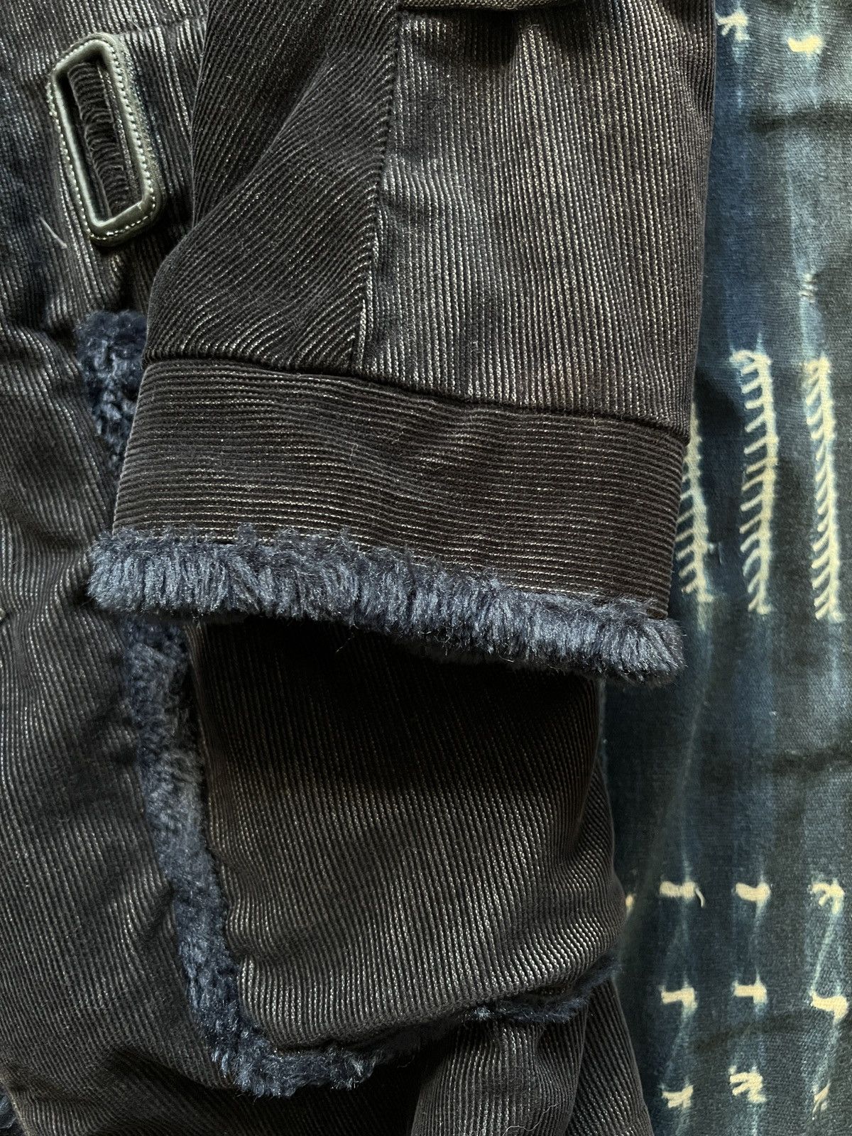 Nonnative × Undercover Nonnative Aizome Hand Dyed Corduroy Fur Coat Size US M / EU 48-50 / 2 - 9 Thumbnail