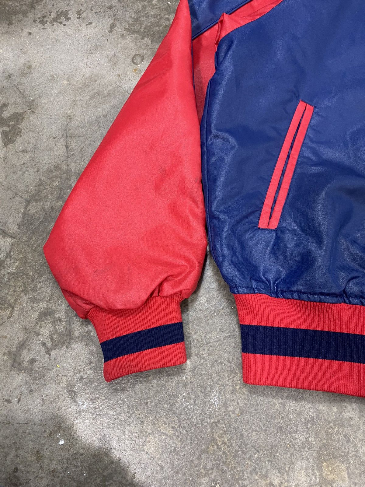Descente × Vintage A12 🇯🇵 Rare - Vintage The Best by Descente Varsity Jacket Size US L / EU 52-54 / 3 - 6 Thumbnail