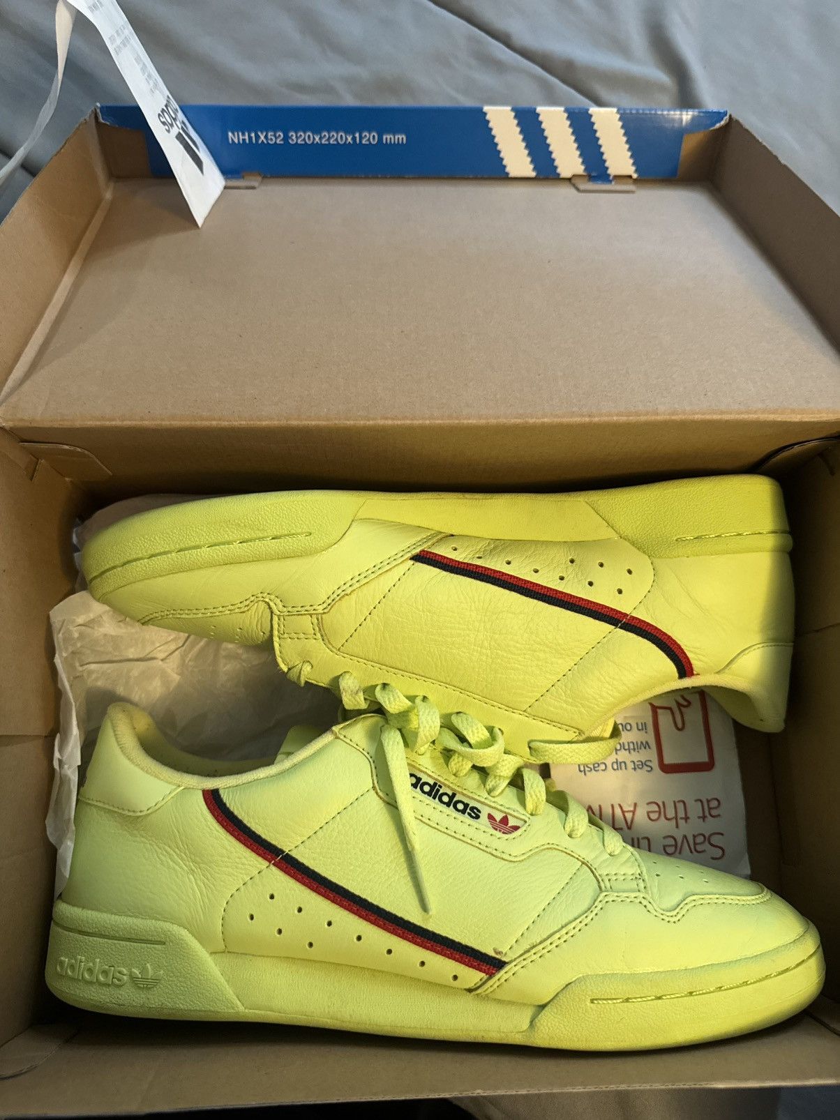 Adidas Adidas Continental 80 “Semi-Frozen Yellow” Size US 10 / EU 43 - 2 Thumbnail
