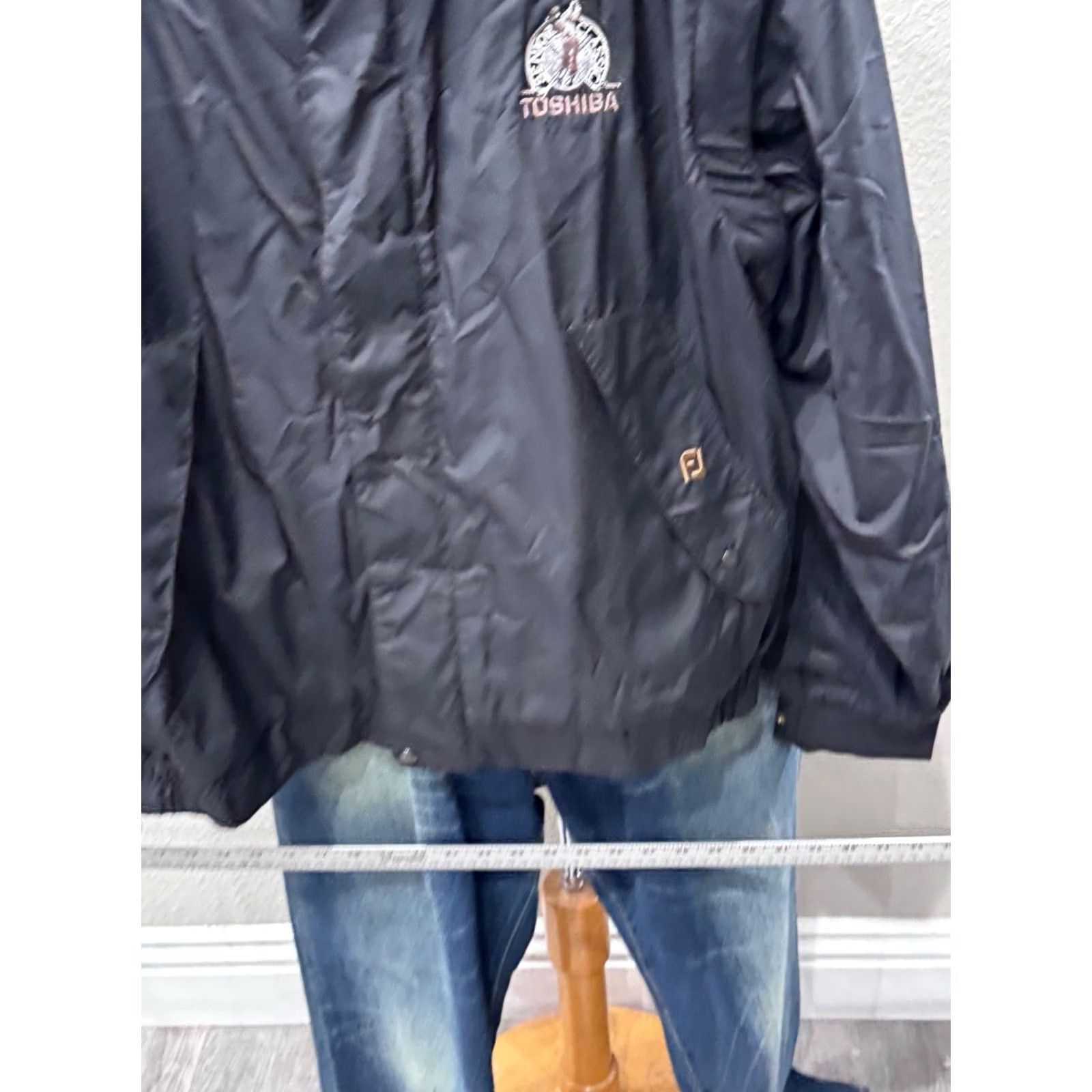 Footjoy Footjoy Toshiba Senior Classic Golf Zip Wind Jacket XL Mens Wind Jacket Multicolor 90s? Size US XL / EU 56 / 4 - 3 Thumbnail