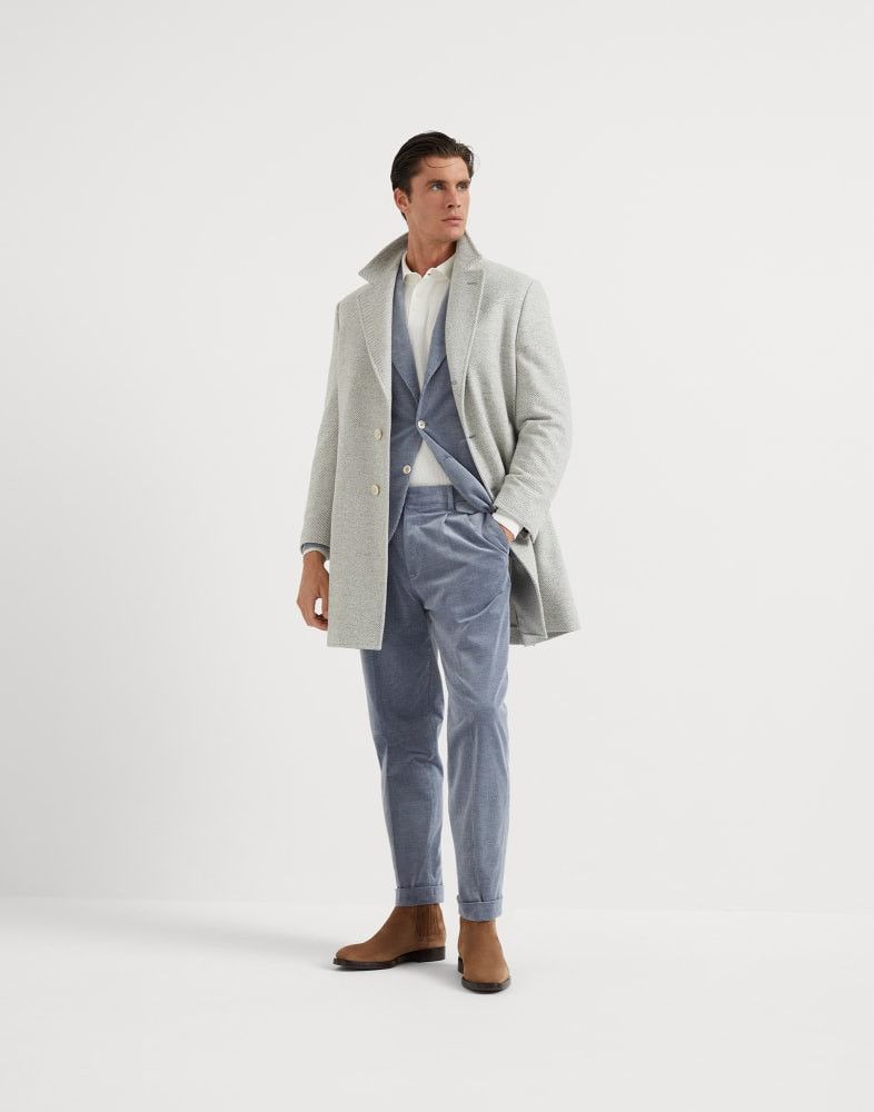 Brunello Cucinelli o1w1db10925 Overcoat in Grey Size US S / EU 44-46 / 1 - 2 Thumbnail
