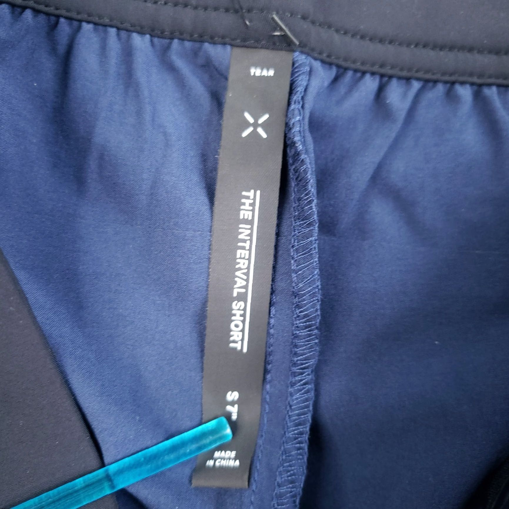 Ten Thousand Ten Thousand Interval Shorts Mens Small Navy 7 inch Inseam Stretch Gym Shirt? Size US 29 - 7 Thumbnail