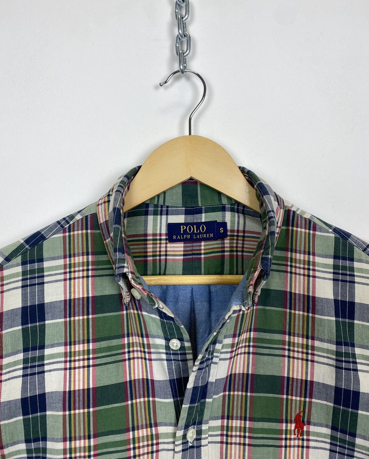 Polo Ralph Lauren Polo Ralph Lauren Plaid Shirt Buttons-Up Long Sleeve Top Size US S / EU 44-46 / 1 - 4 Thumbnail