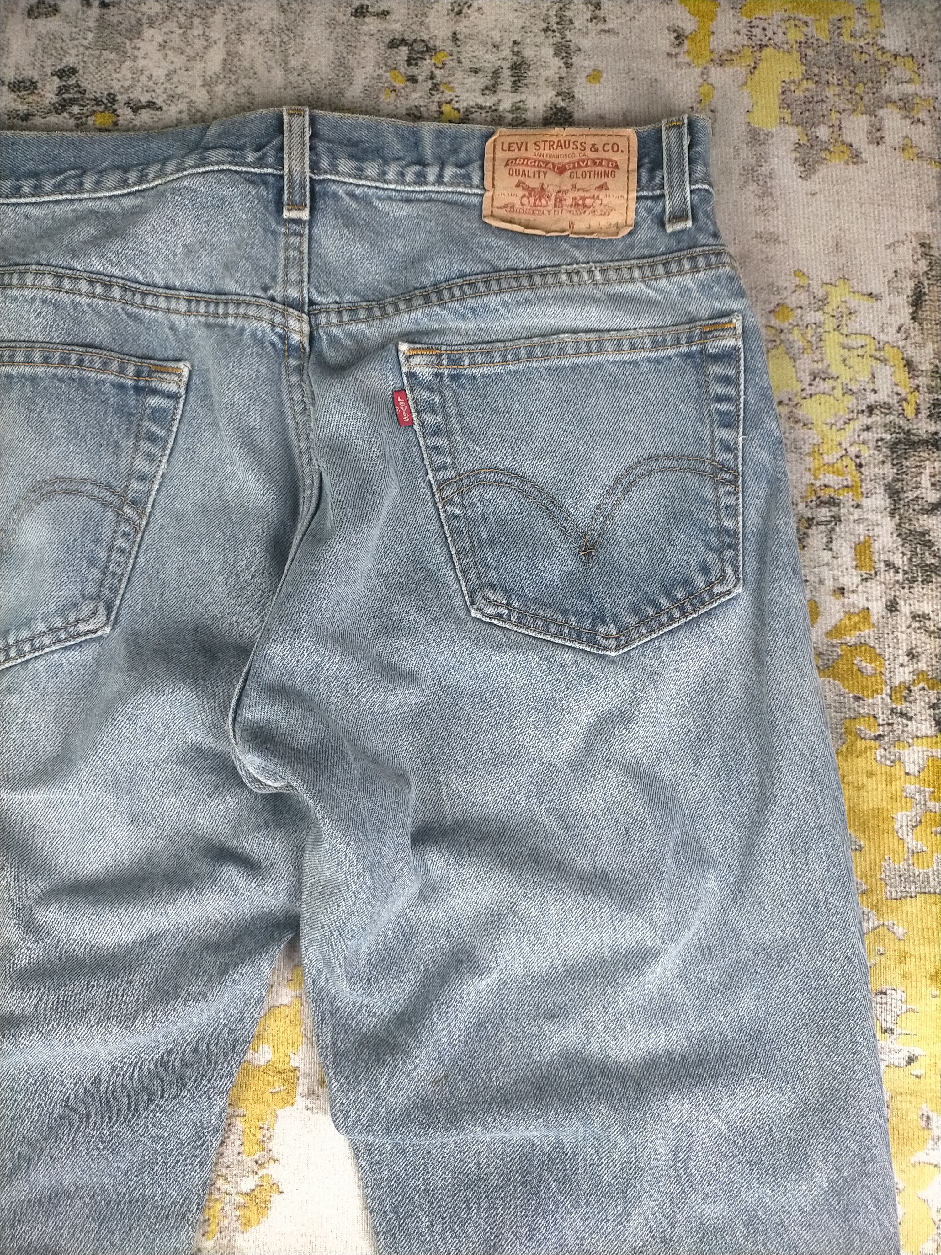 Levi's 🔥 Vintage Levis 517 Flared Thrashed Distressed Jeans Size US 36 / EU 52 - 6 Thumbnail