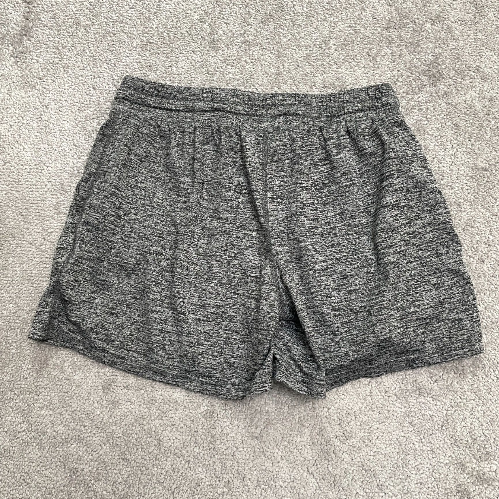 Vintage Pacific Trail Cozy Sweat Shorts Womens Small Heather Gray Elastic Pockets Sweat Shorts Size 28" / US 6 / IT 42 - 2 Thumbnail