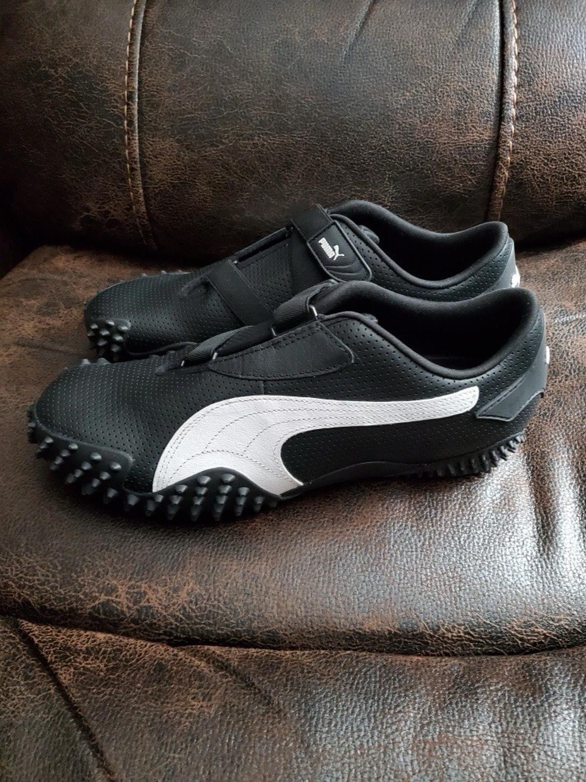 Puma PUMA Mostro Perforated Leather Pack Black White 397331-02 Size US 12 / EU 45 - 1 Thumbnail
