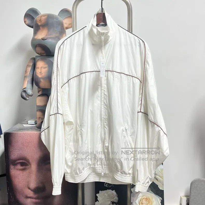 Balenciaga Balenciaga Double Hook Embroidered Windbreaker Size US S / EU 44-46 / 1 - 1 Thumbnail