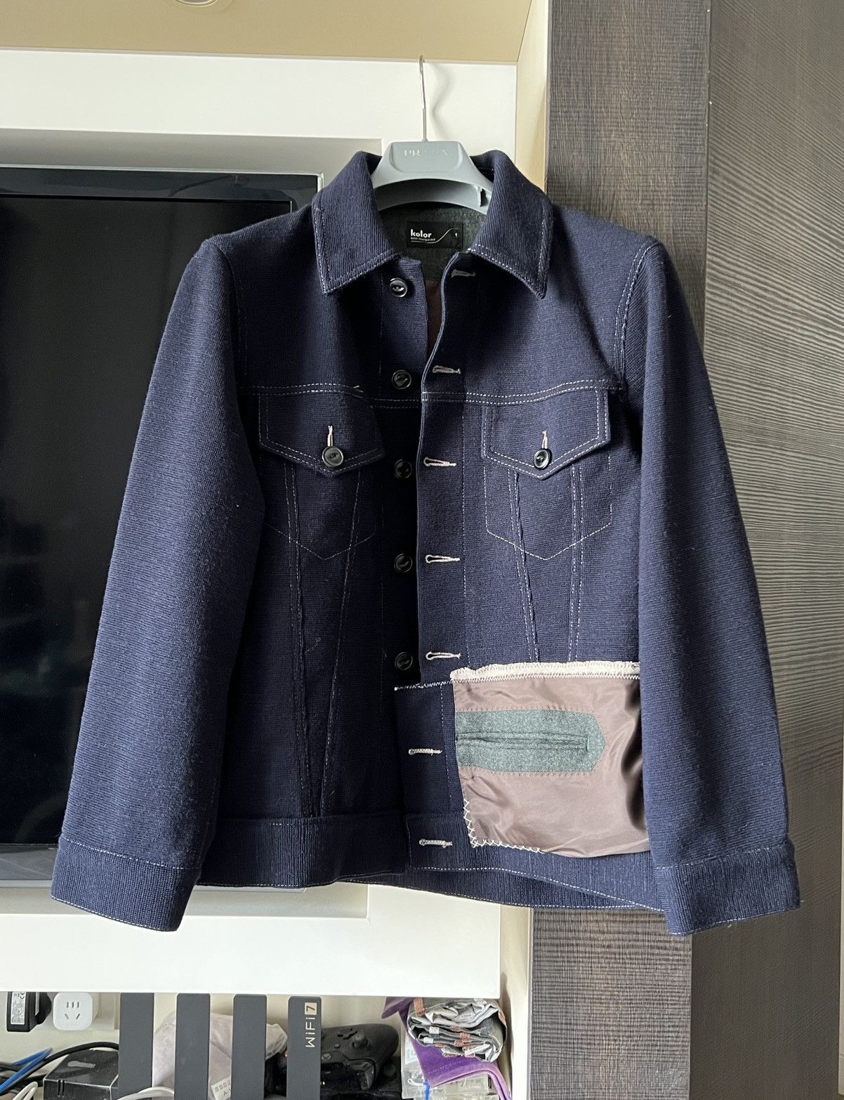 Kolor KOLOR 23AW Reconstructed Trucker Jacket Size US S / EU 44-46 / 1 - 1 Thumbnail