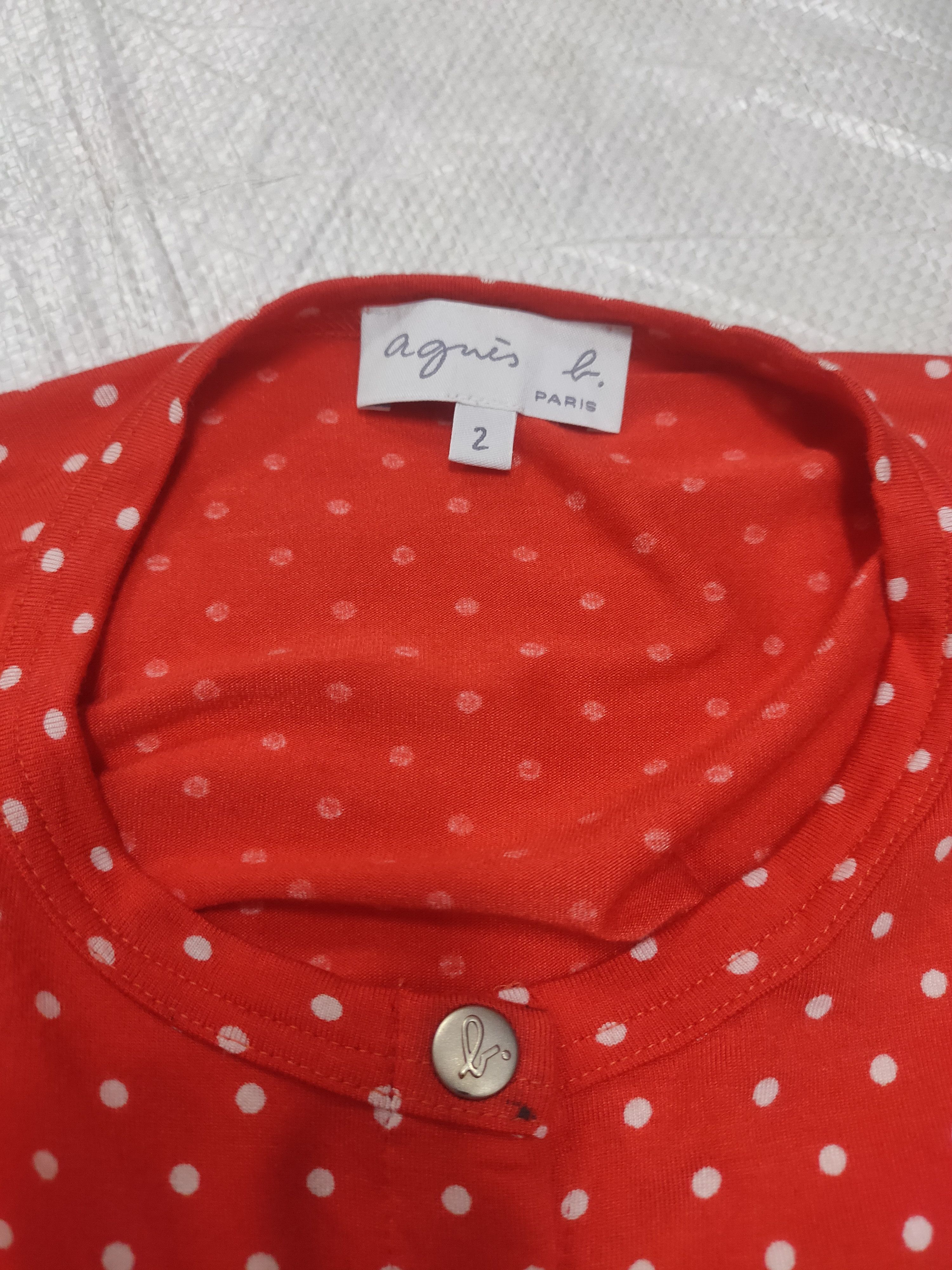 agnes b. Agnes b. Polka dot crop top shirt Size XS / US 0-2 / IT 36-38 - 5 Thumbnail