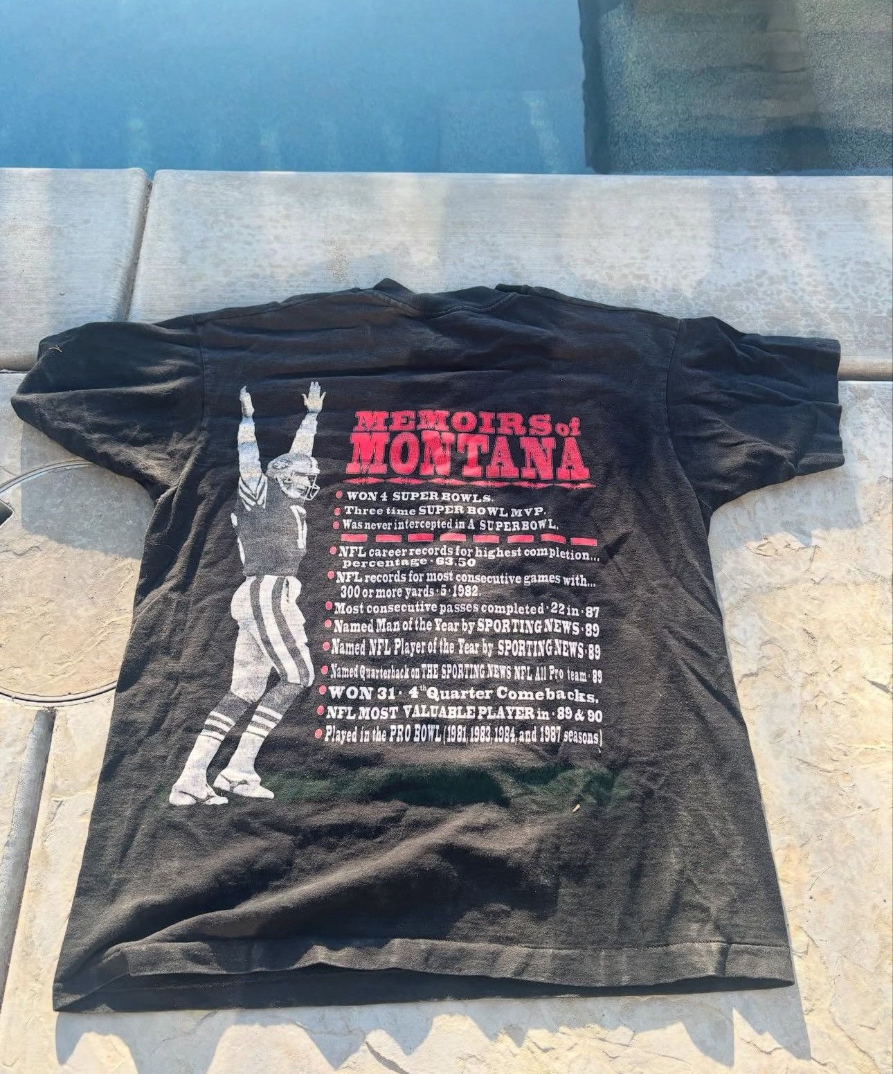 Vintage Joe Montana Vintage Tee Size US L / EU 52-54 / 3 - 2 Thumbnail