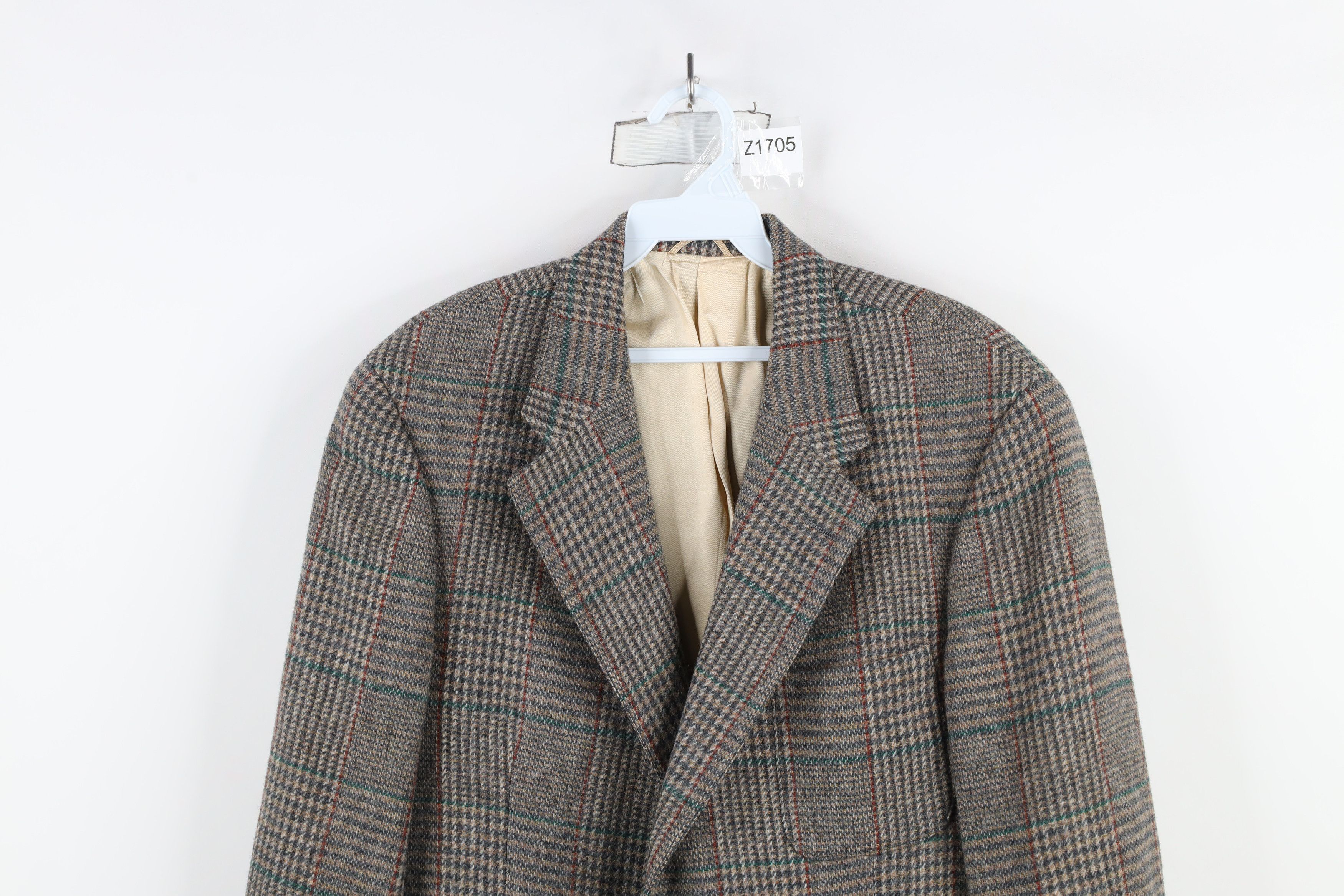 Vintage Vintage 70s Streetwear Houndstooth Plaid Blazer Jacket USA Size US XL / EU 56 / 4 - 2 Thumbnail