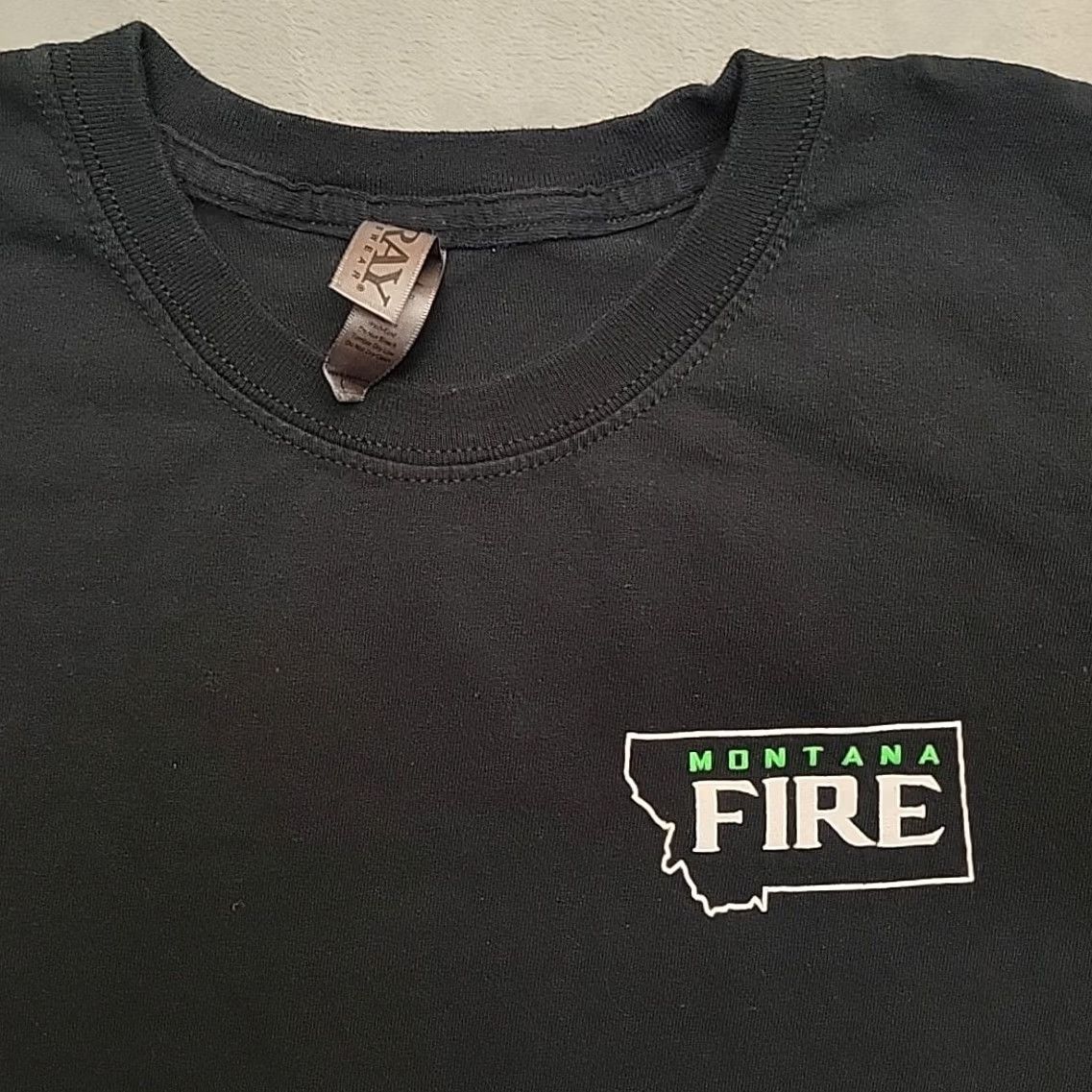 Vintage Nike Shirt Mens L Black 2017 Rice Ridge Fire Seely Lake Montana Size US L / EU 52-54 / 3 - 2 Thumbnail