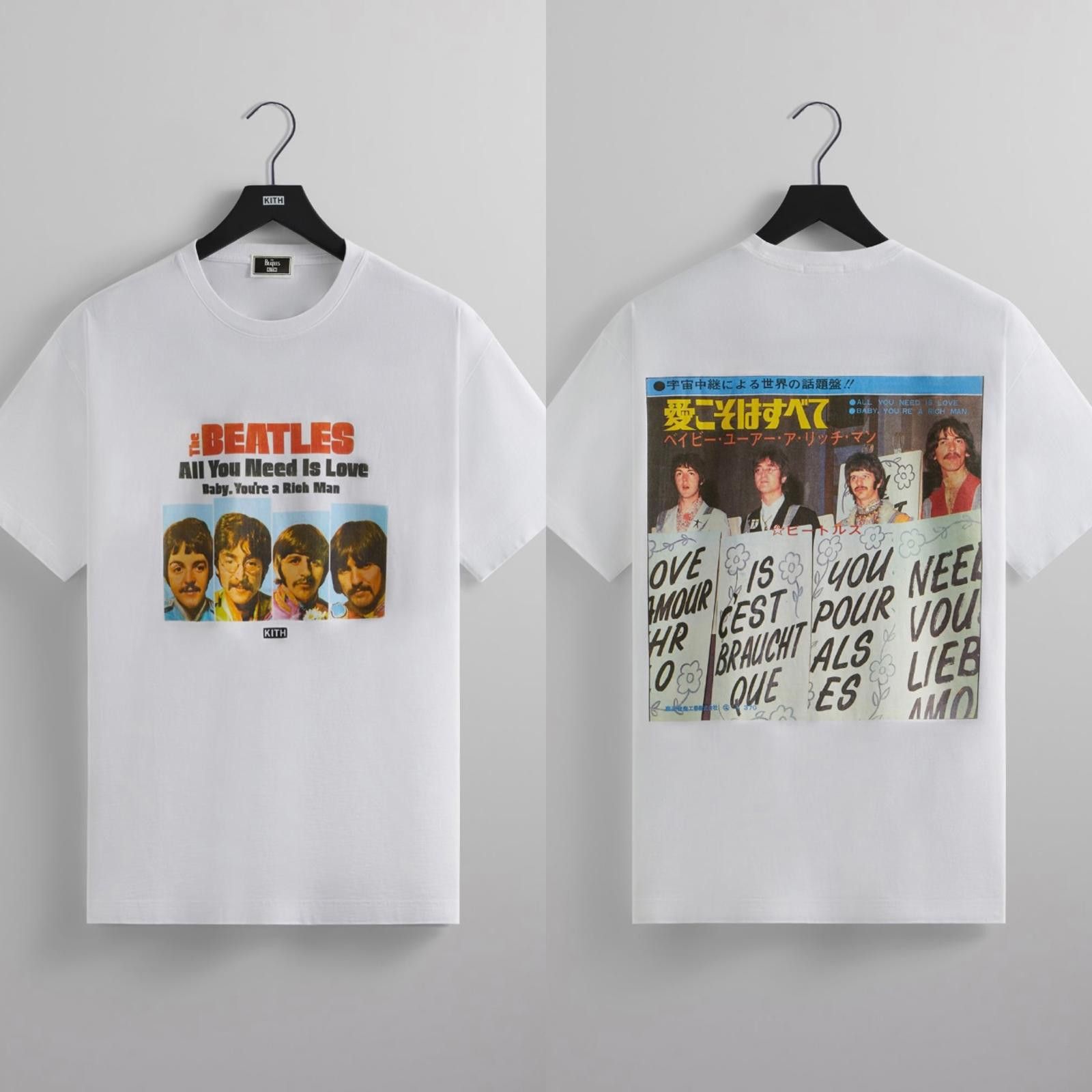 Kith Kith x The Beatles All You Need is Love Vintage Tee Size US XL / EU 56 / 4 - 2 Thumbnail