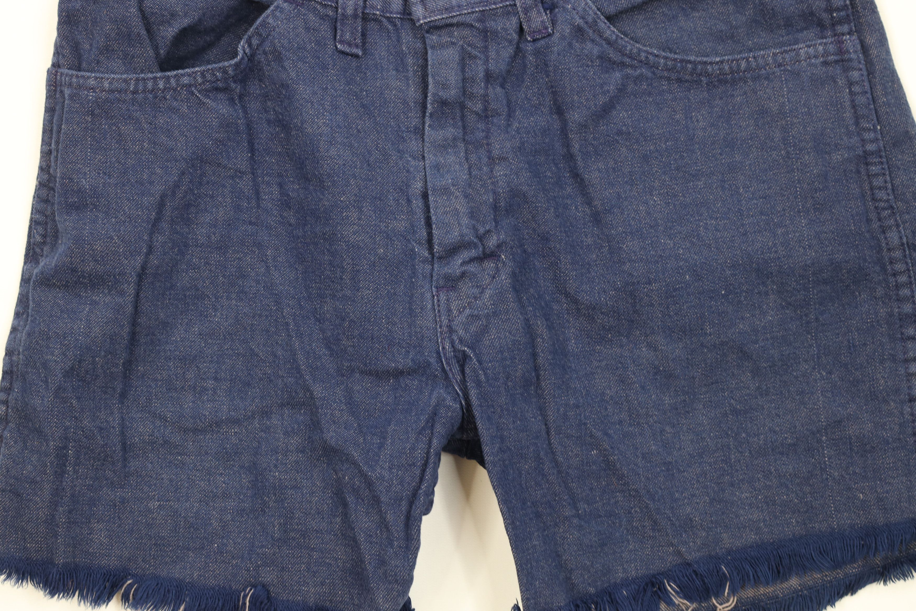 Vintage Vintage 60s 70s Streetwear Denim Short Shorts Indigo USA Size US 30 / EU 46 - 3 Thumbnail