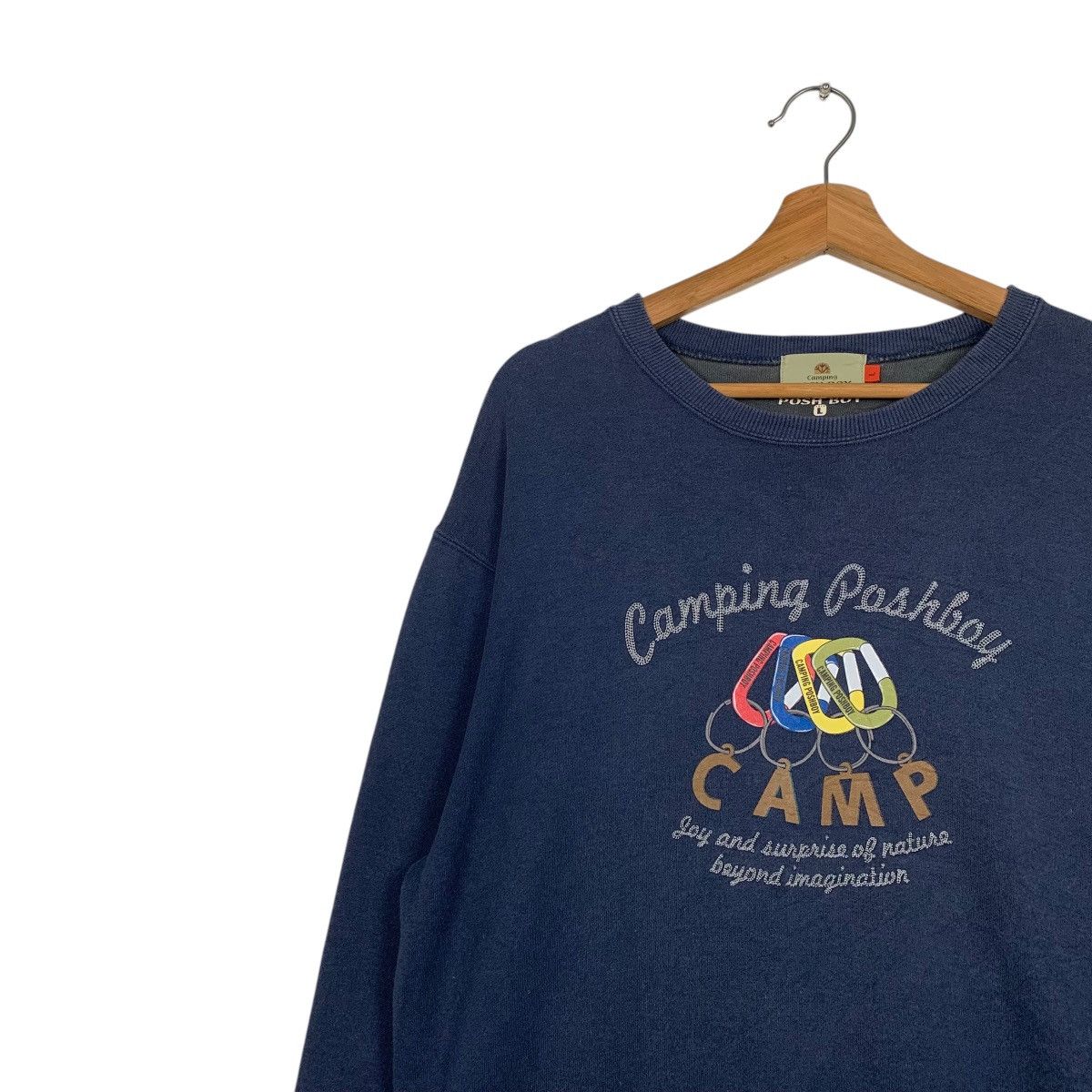 Japanese Brand Japanese Brand Posh Boy Camp Sweatshirt Size US L / EU 52-54 / 3 - 6 Thumbnail