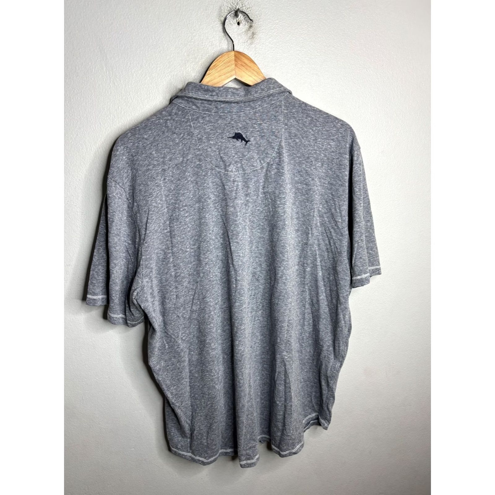 Tommy Bahama Tommy Bahama Shirt Mens XL Tall Gray IslandZone Short Sleeve Button Up Casual Size US XL / EU 56 / 4 - 4 Thumbnail