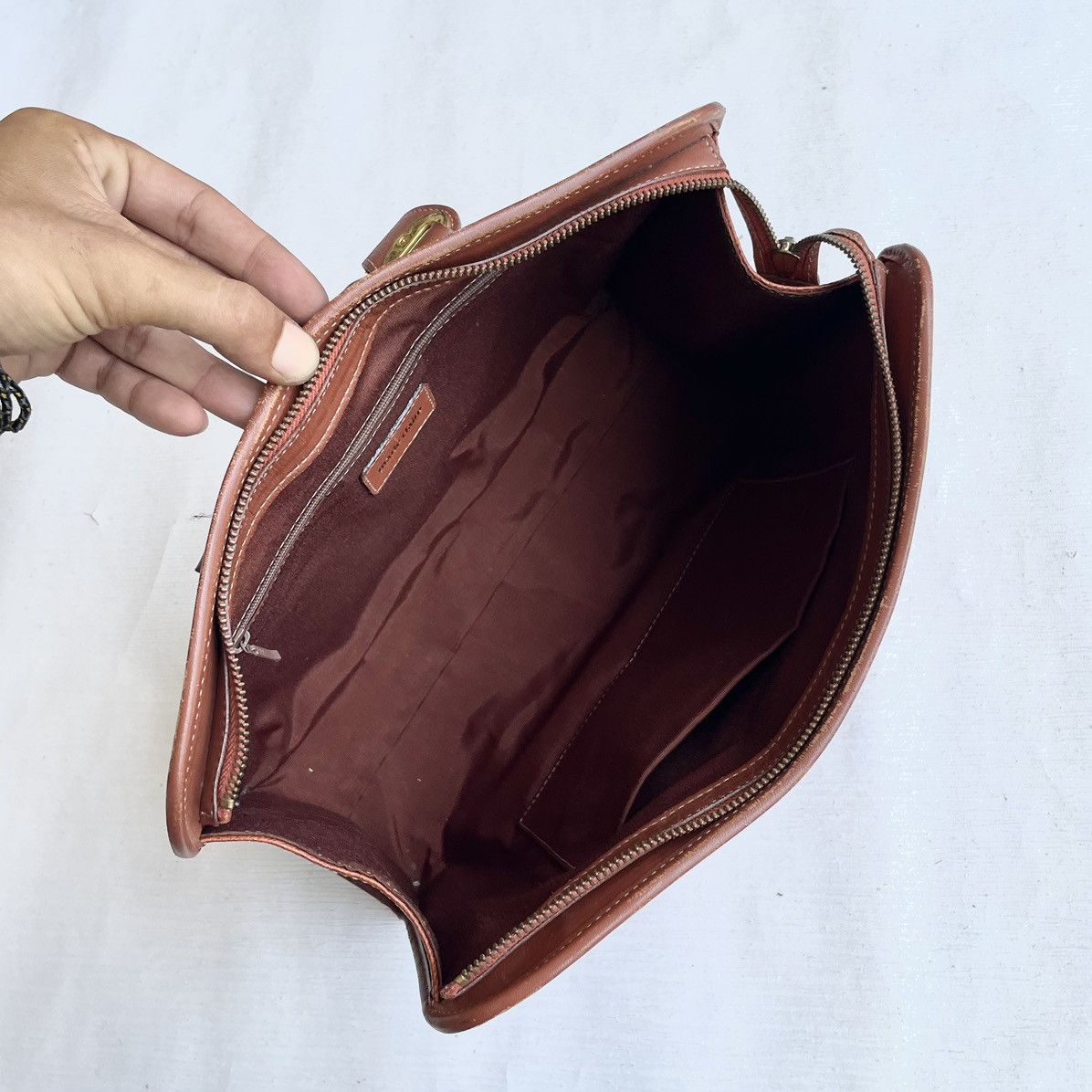 Leather × Vintage Vintage Leather Marie Claire Shoulder Bag Size ONE SIZE - 10 Thumbnail