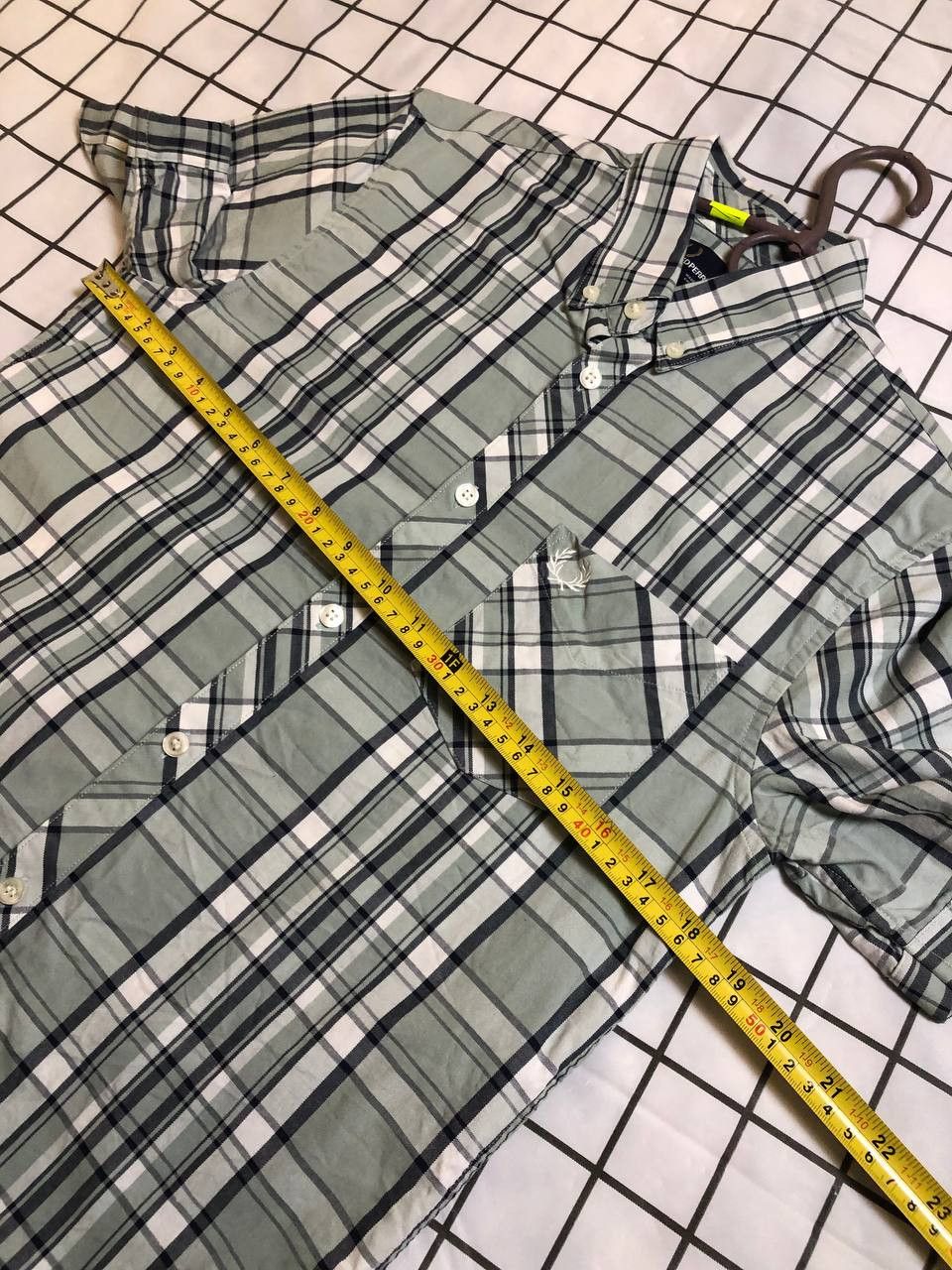Fred Perry Fred Perry Mens Long Sleeve Plaid Shirt Size US S / EU 44-46 / 1 - 6 Thumbnail
