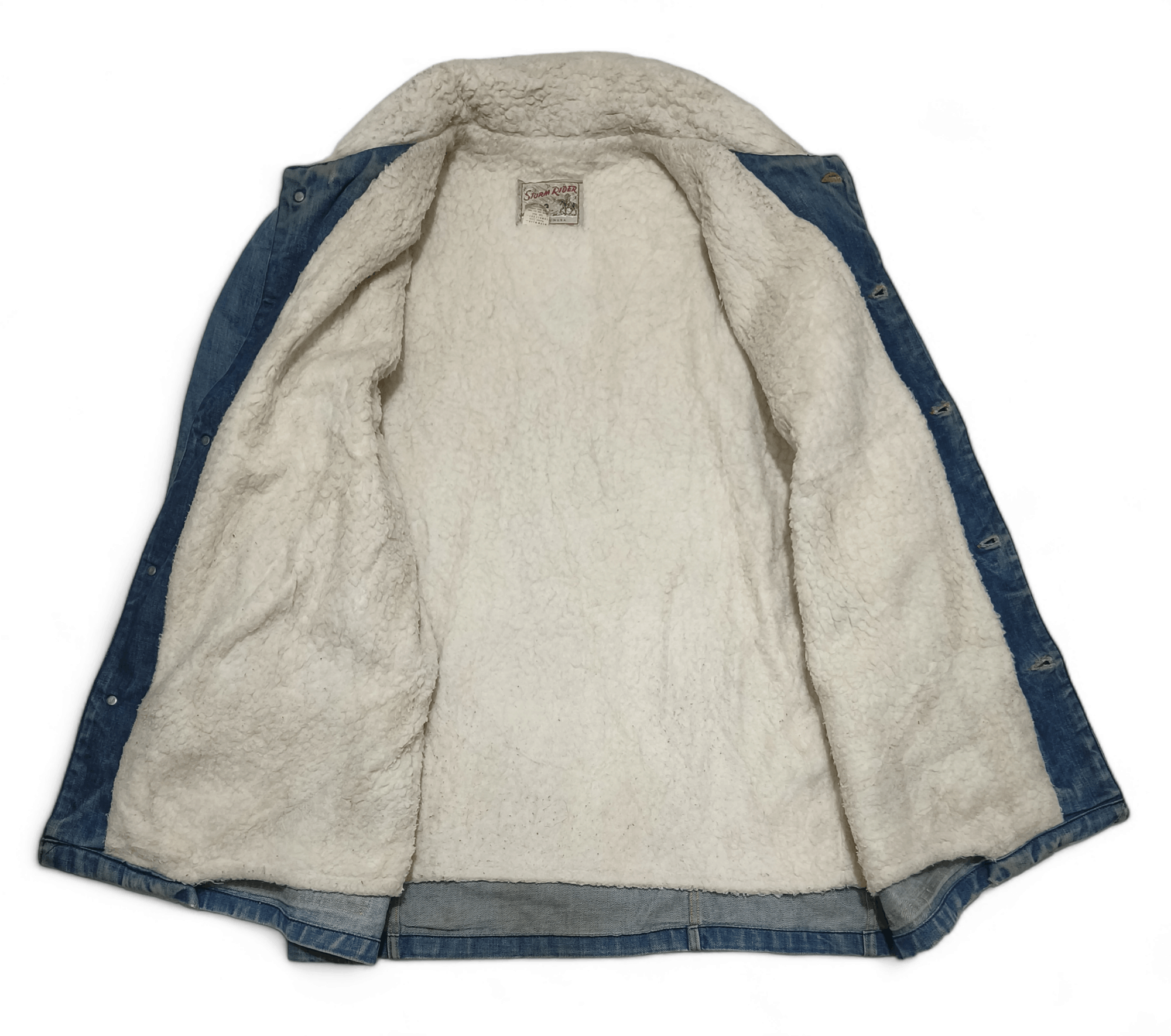 Lee Vintage 70s Lee Storm Rider Made in USA Denim Chore Jacket Size US L / EU 52-54 / 3 - 4 Thumbnail