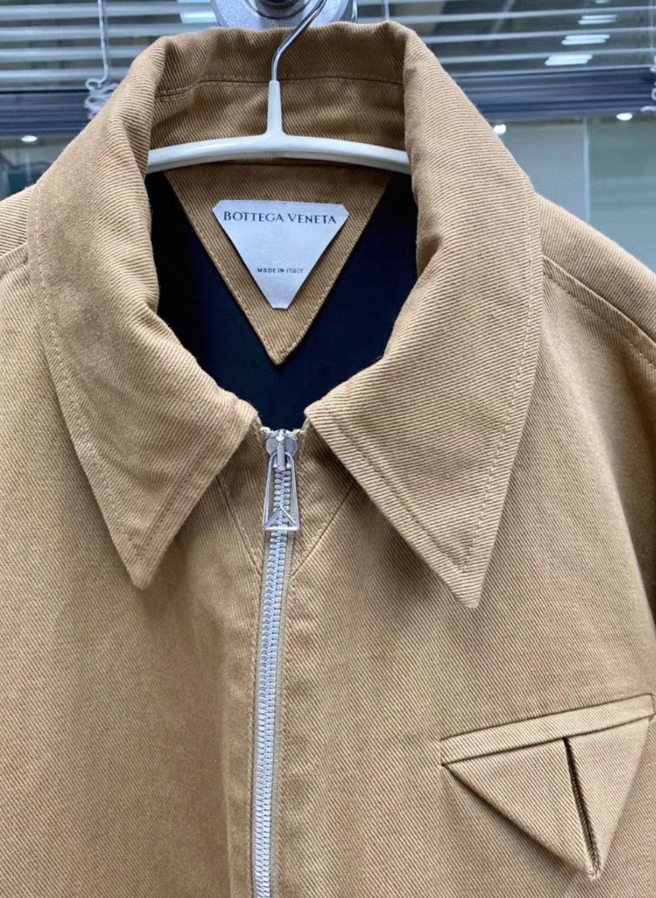 Bottega Veneta Bottega Veneta Caramel Triangle Pocket Jacket. Size US M / EU 48-50 / 2 - 2 Thumbnail