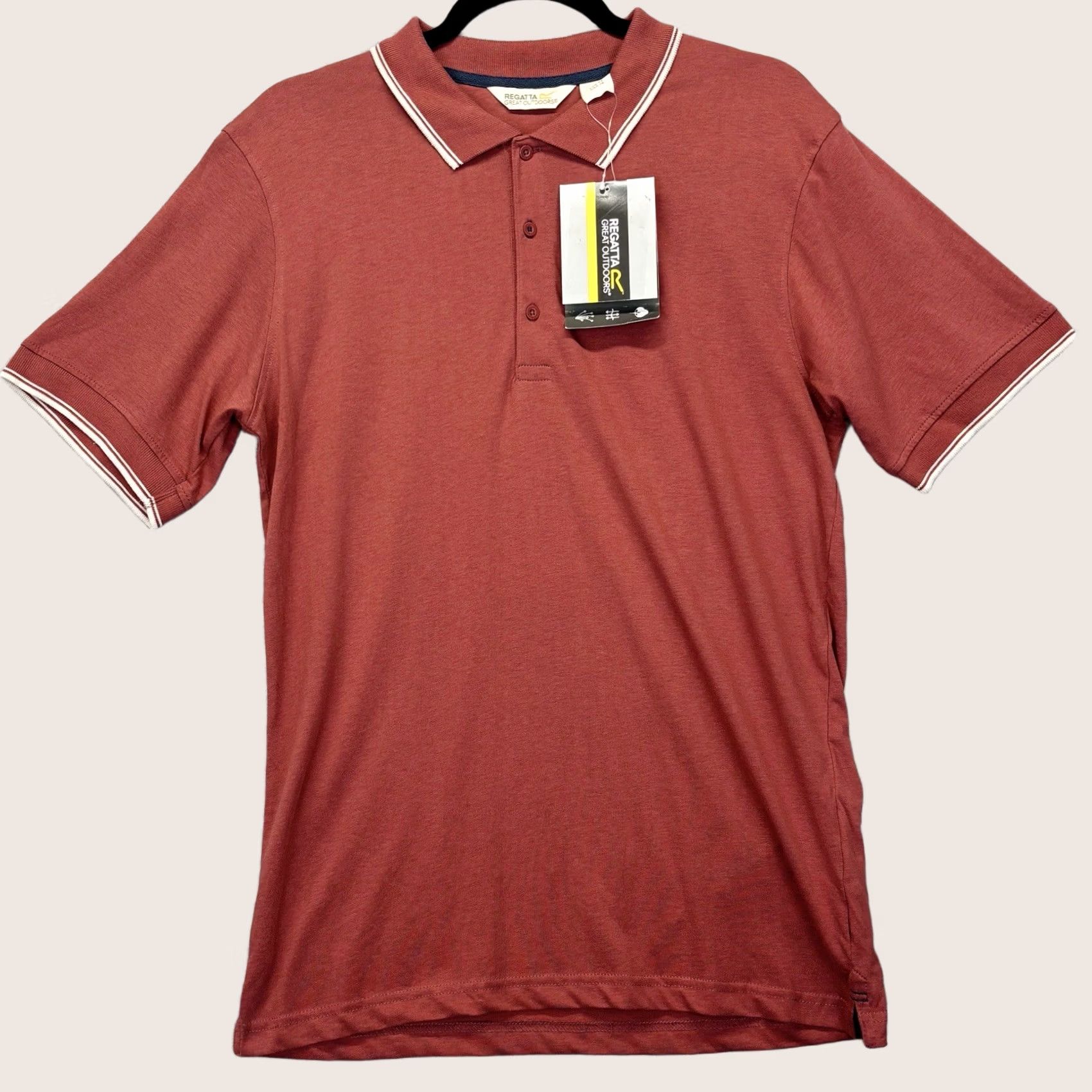 Vintage Regatta Coolweave Polo Shirt Small Mens Red New With Defects Breathable - Short Sleeve Size US S / EU 44-46 / 1 - 1 Thumbnail