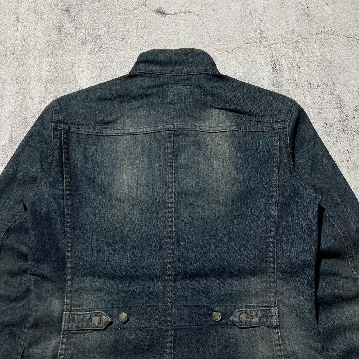Nicole Club 2000s Nicole Club For Men Biker Denim Jacket Blue Indigo Size US M / EU 48-50 / 2 - 11 Thumbnail