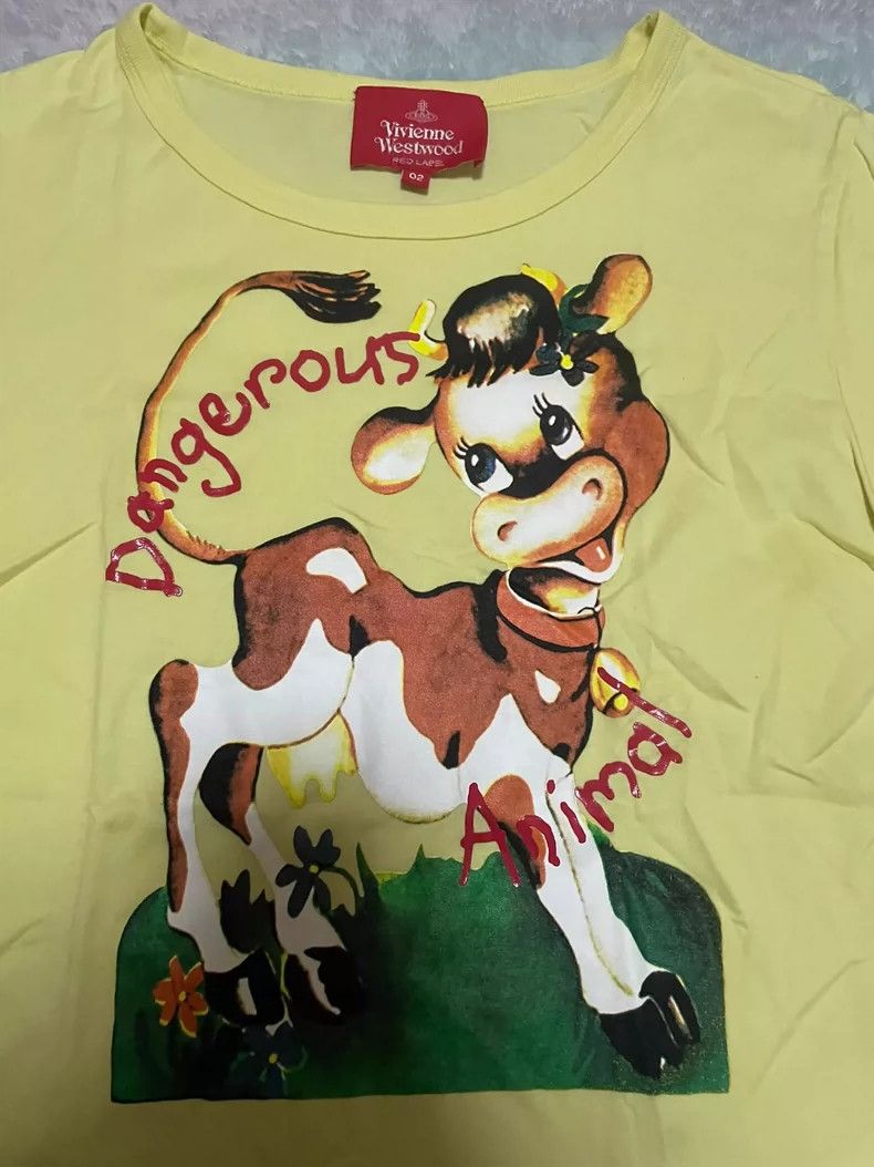 Vivienne Westwood Vivienne Westwood Grass cow letter print short sleeves Size M / US 6-8 / IT 42-44 - 4 Thumbnail