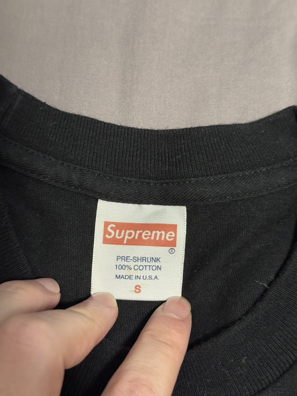 Supreme Supreme overfiend date tee T-shirt black Size US S / EU 44-46 / 1 - 3 Thumbnail