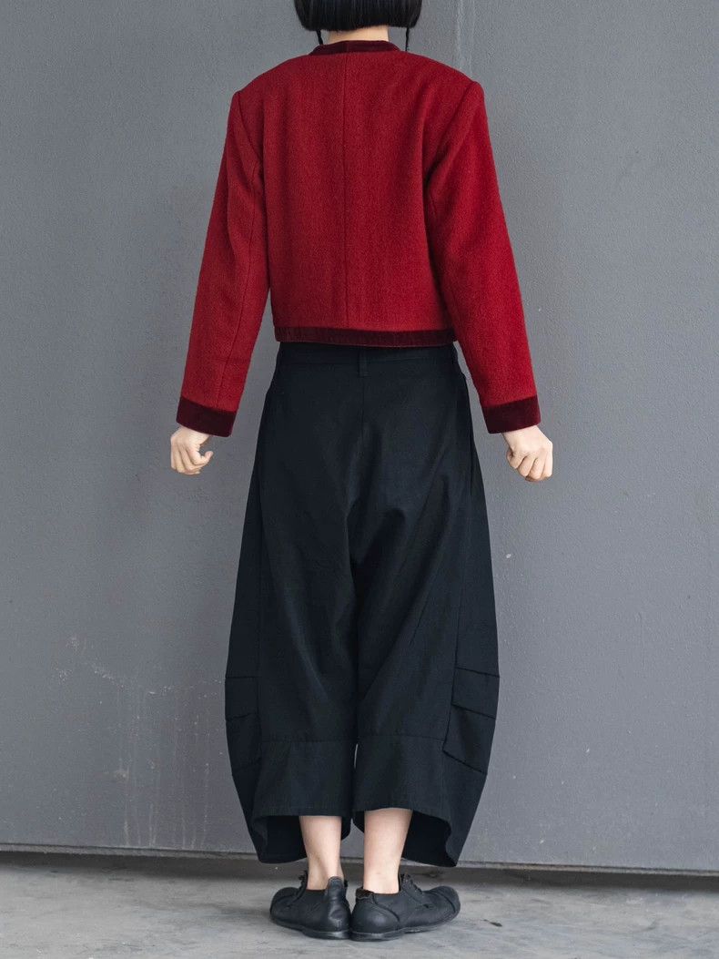 Kenzo KENZO Vintage red wool embroidered coat Size M / US 6-8 / IT 42-44 - 5 Thumbnail