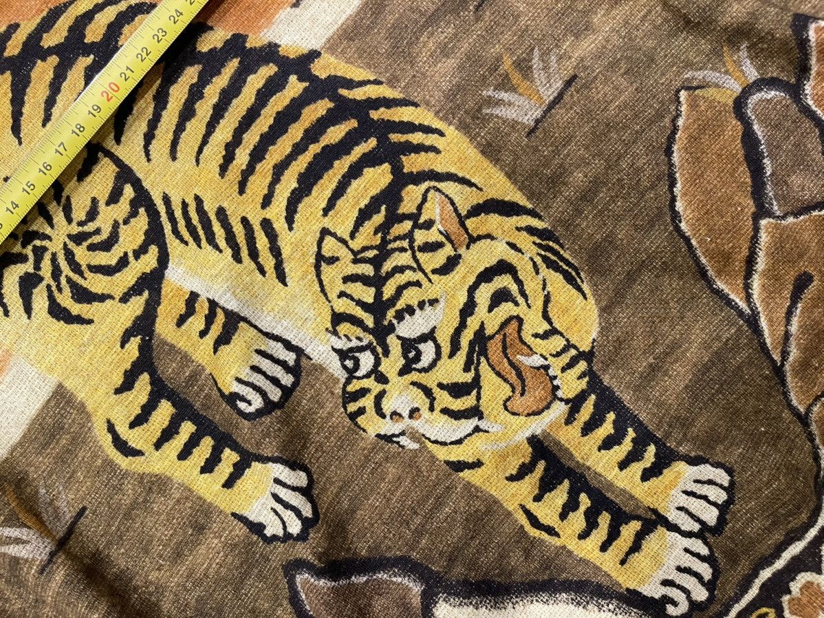 Gucci Gucci Linen Tiger TShirt Size US M / EU 48-50 / 2 - 6 Thumbnail