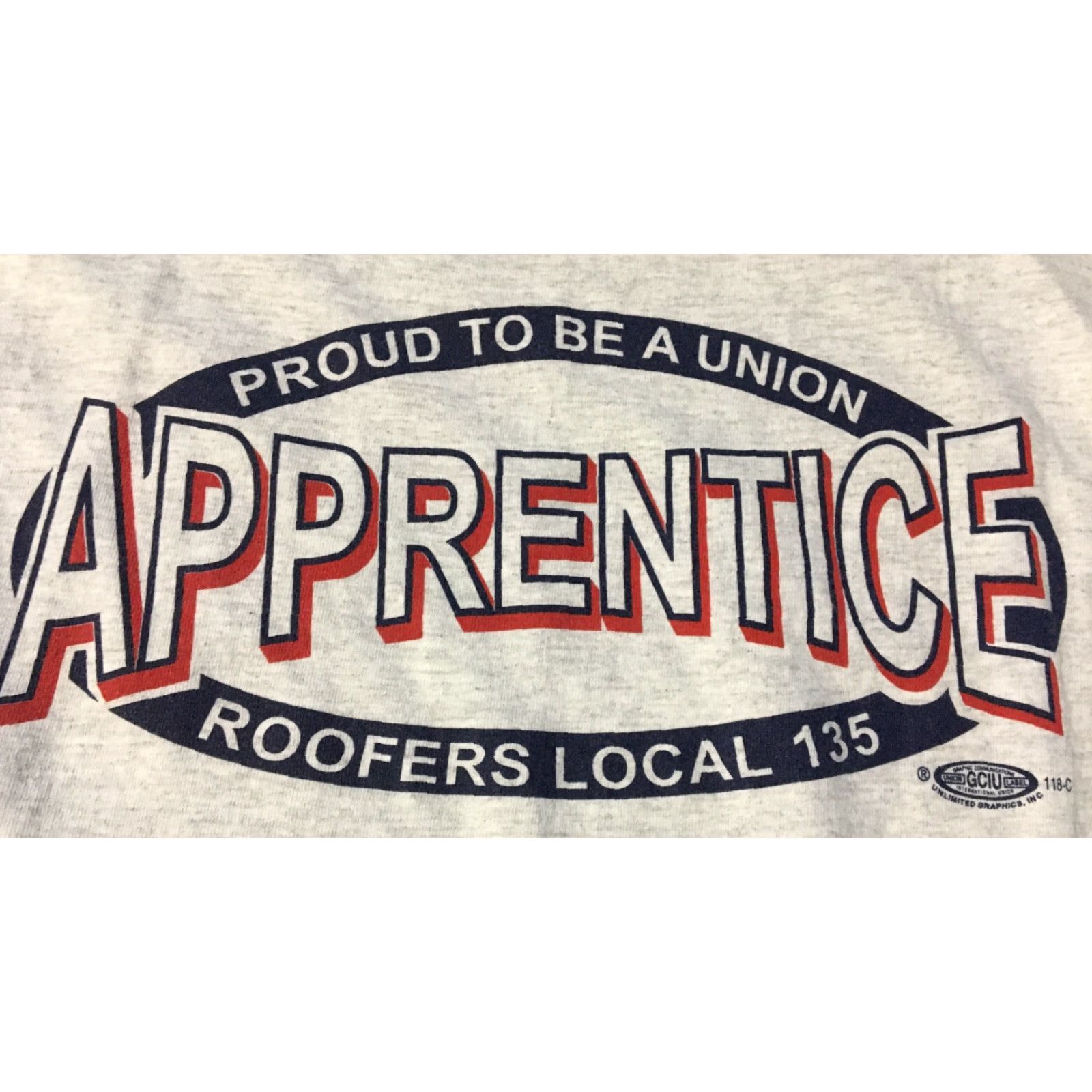 Vintage VINTAGE 90s Proud To Be A Union Roofer Apprentice Faded Shirt XL USA Arizona Grunge Union United Shirt Mens B6 Size US XL / EU 56 / 4 - 3 Thumbnail
