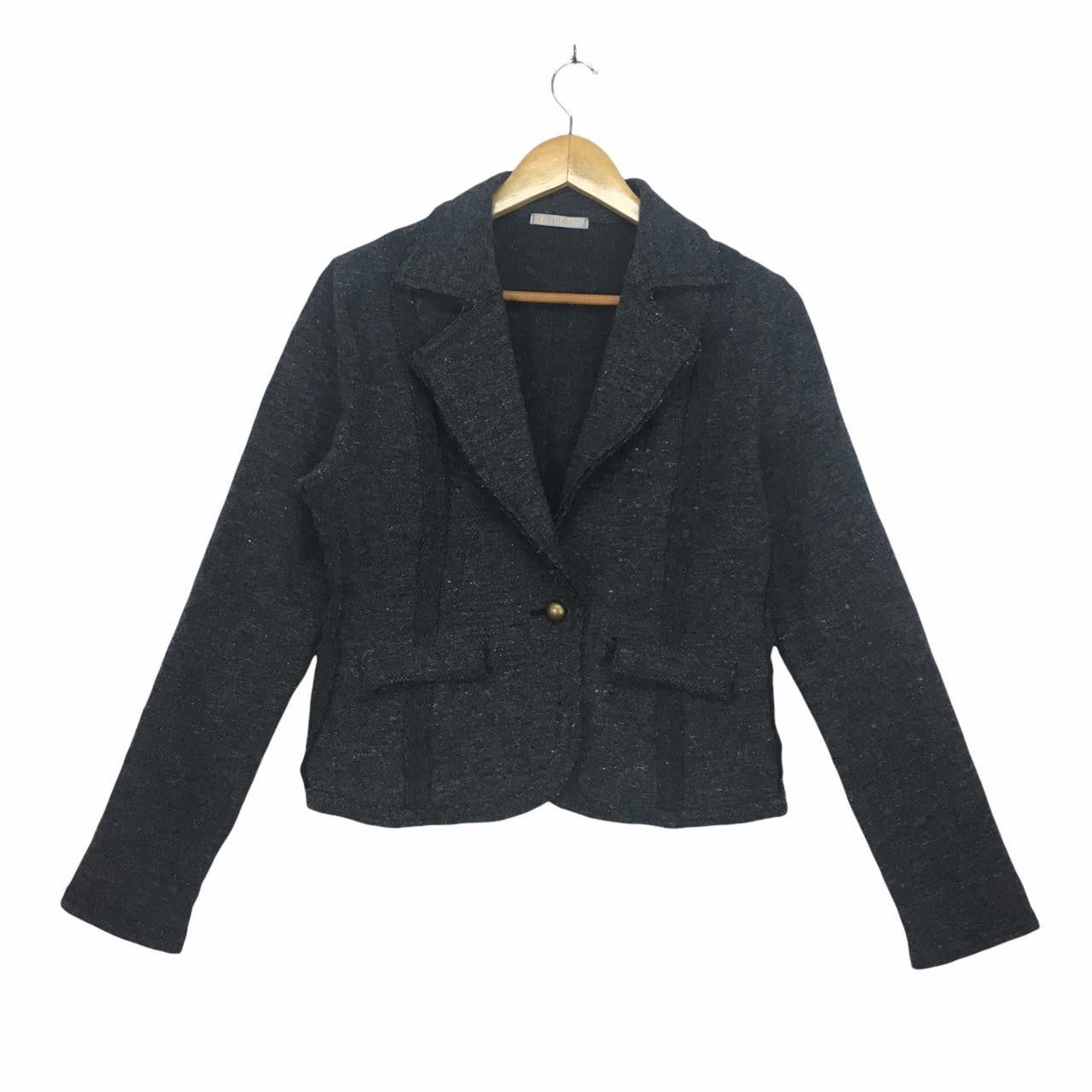 Vintage Vtg ELLE PLANETE One Button Jacket Coat Streetwear Clothing Size L / US 10 / IT 46 - 1 Thumbnail