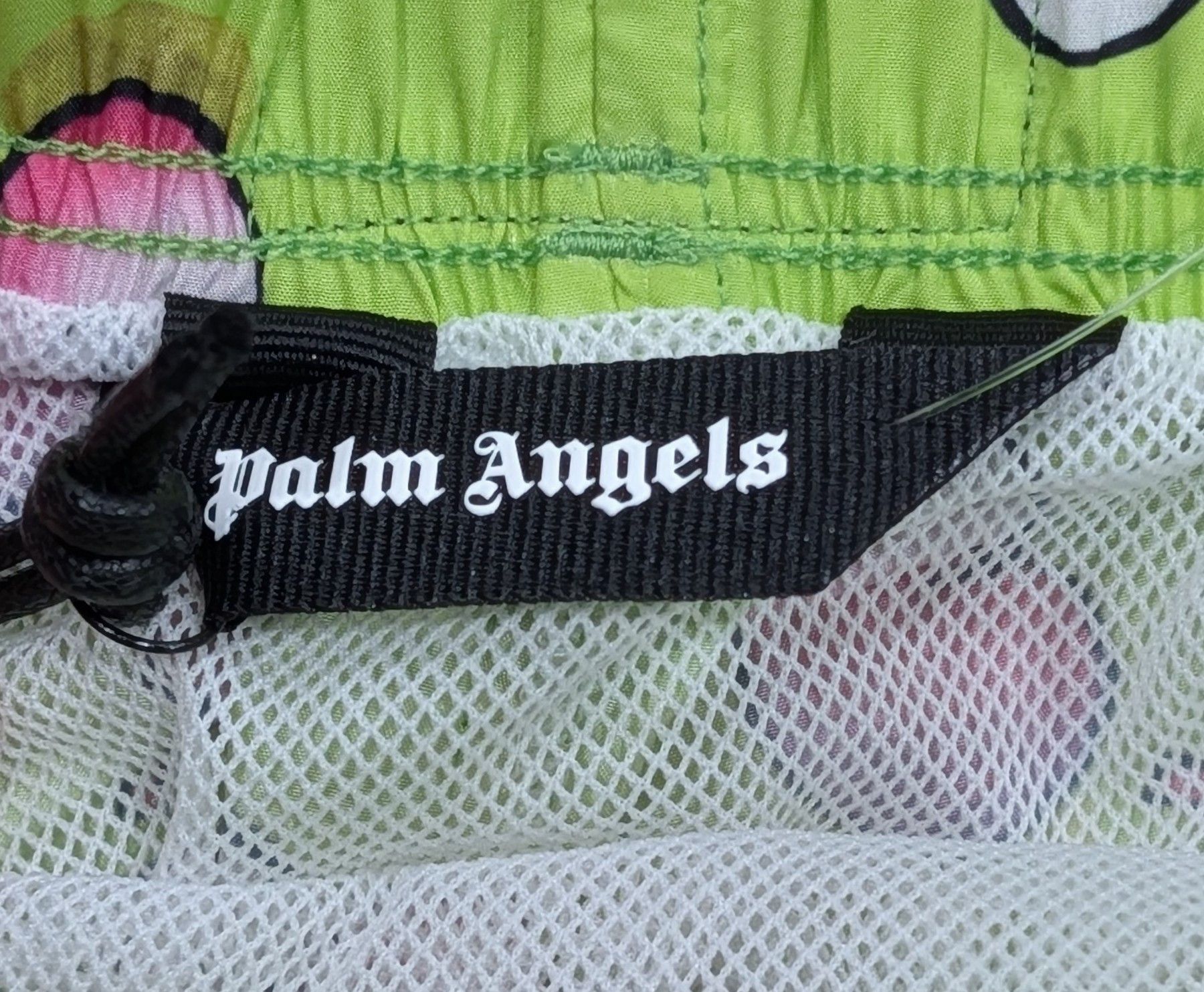 Palm Angels Palm Angels Cherries Swim Shorts Trunks Lime Multi Small Size US 30 / EU 46 - 6 Thumbnail