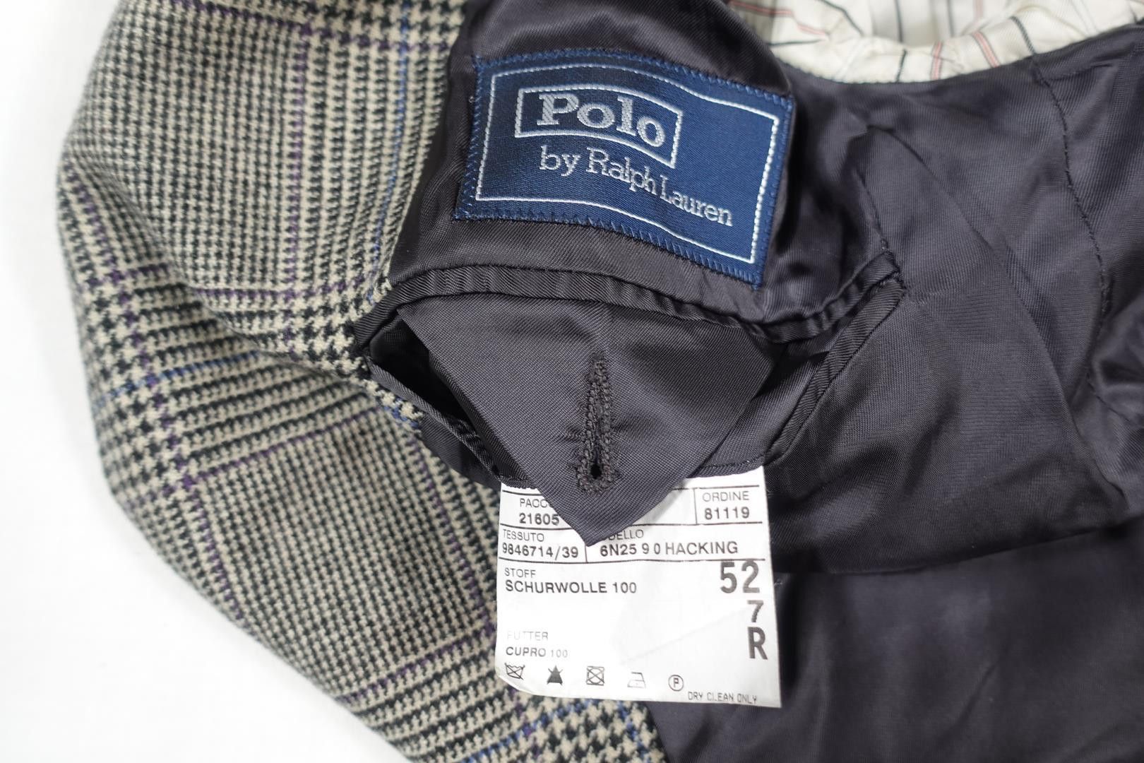 Polo Ralph Lauren Polo Ralph Lauren Blazer Coat Jacket Herringbone Wool 52R Size 52R - 6 Thumbnail
