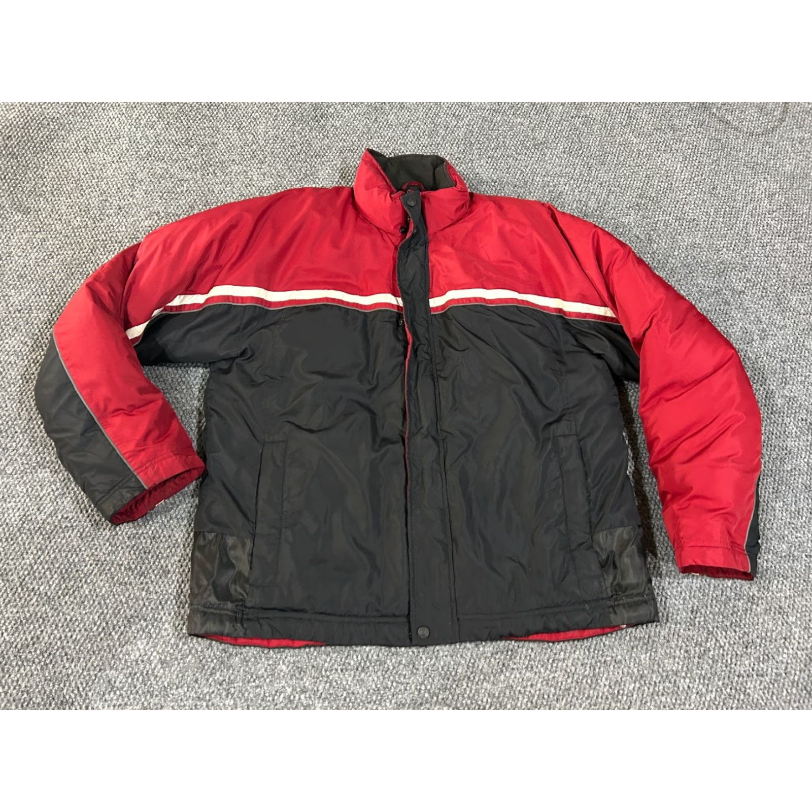 Eddie Bauer Eddie Bauer Puffer Jacket Mens Large Black Red Premium Goose Down Winter Coat Size US L / EU 52-54 / 3 - 2 Thumbnail