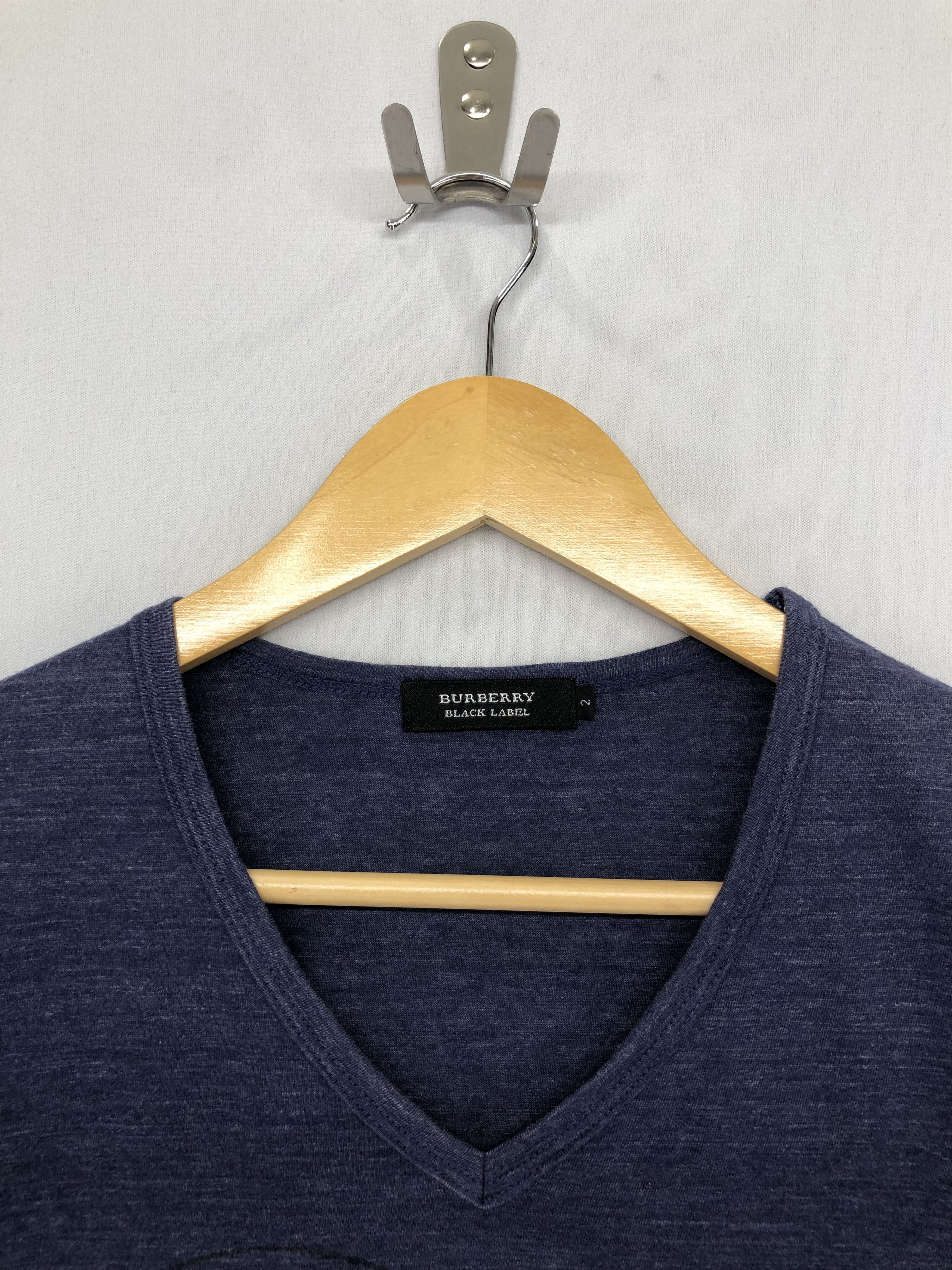 Burberry Burberry Black Label V-neck Tee Size US S / EU 44-46 / 1 - 5 Thumbnail