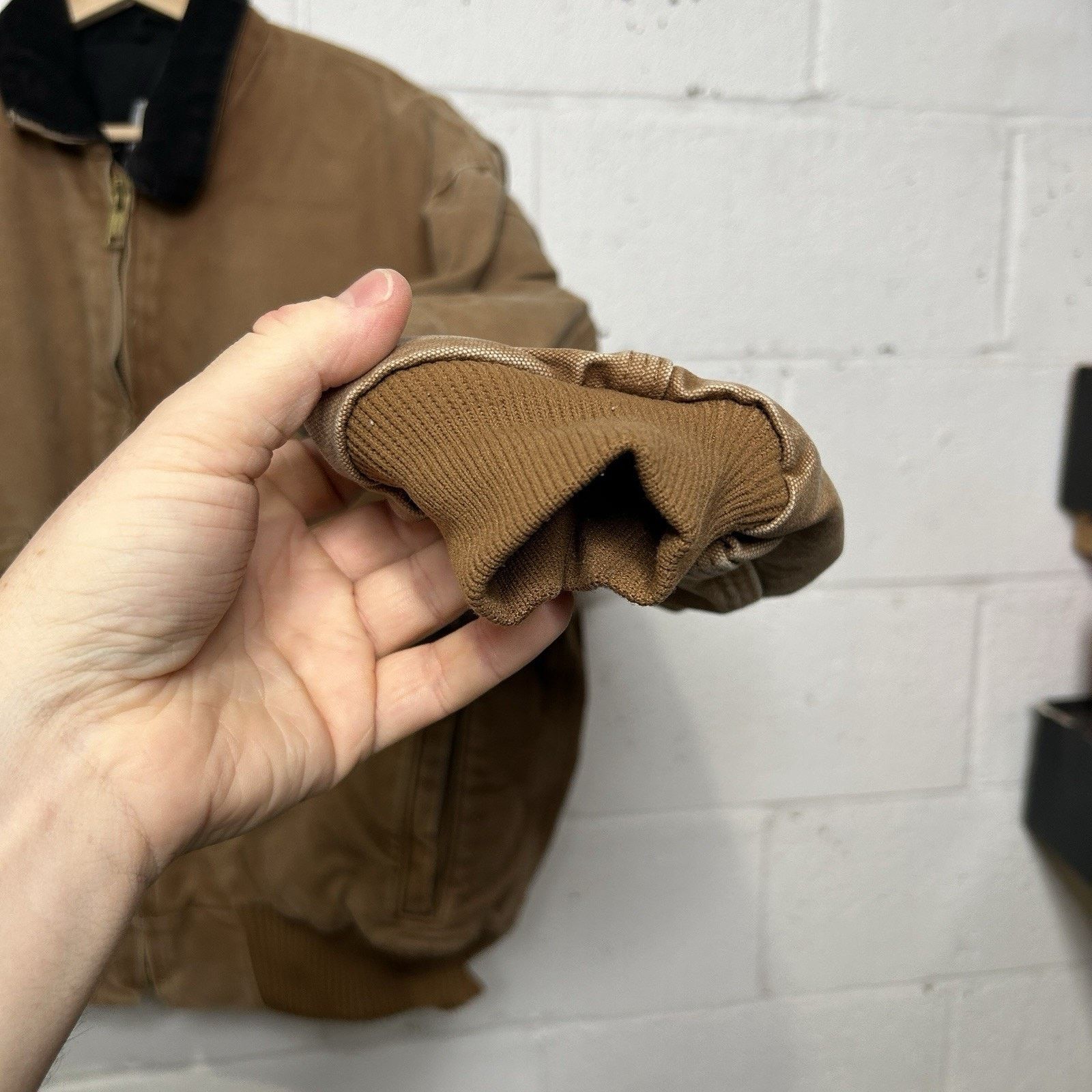 Carhartt Y2K Carhartt Quilted Sandstone Bomber Jacket “Brown” J165 Size US XL / EU 56 / 4 - 4 Thumbnail