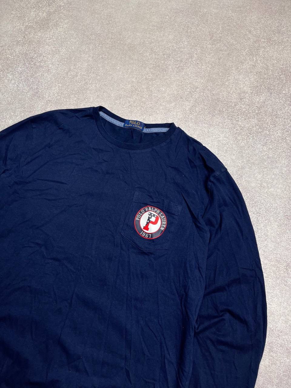 Polo Ralph Lauren Vintage Polo Ralph Lauren USA Flag Boxy Longsleeve T-shirt M Size US M / EU 48-50 / 2 - 2 Thumbnail