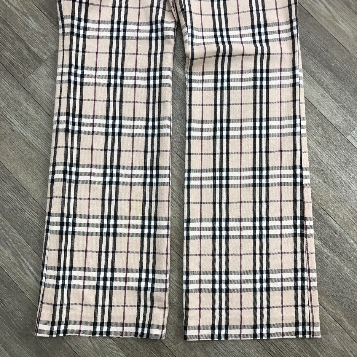 Burberry Vintage Burberry London Blue Label Nova Check Flated Pants Size US 27 - 8 Thumbnail
