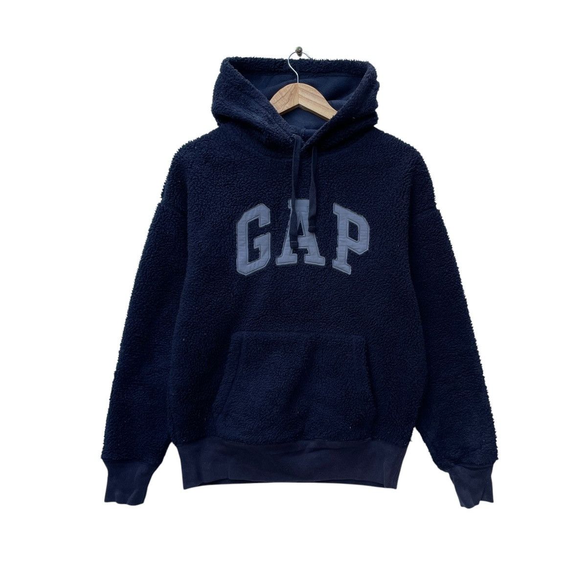 Gap × Vintage 💥Vintage Gap Spellout Hooded Pullover Jacket Size US XS / EU 42 / 0 - 1 Thumbnail