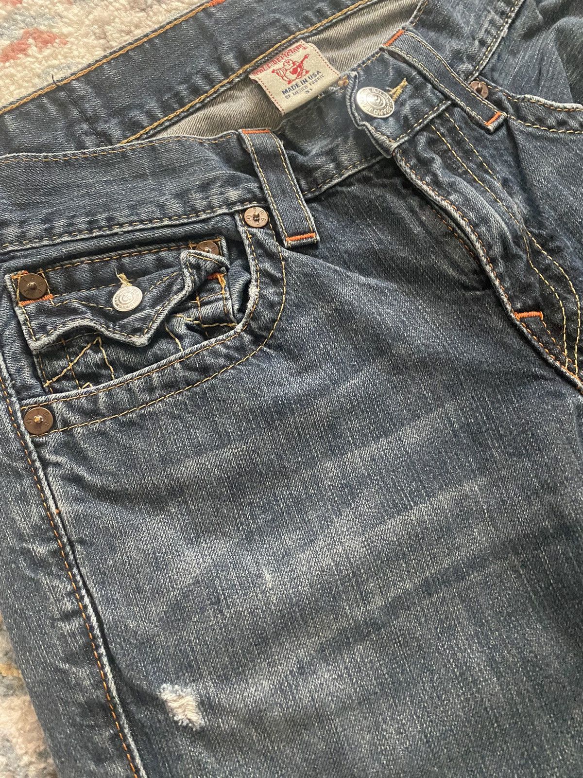 True Religion × Vintage Vintage True Religion Boot Cut Jeans Size US 31 - 2 Thumbnail