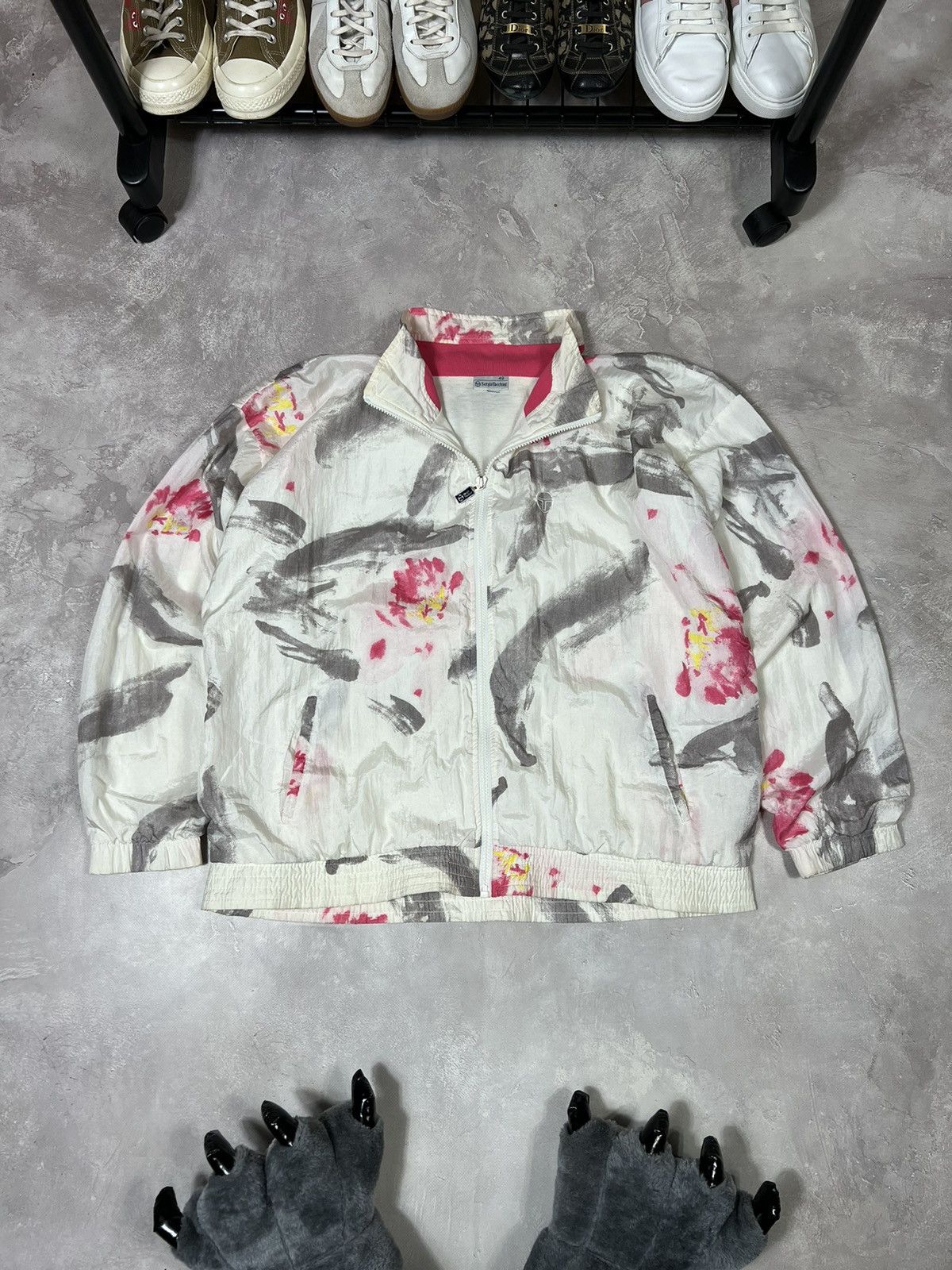 Sergio Tacchini Vintage 90s Rare Sergio Tacchini Japanese Nylon Jacket Size US M / EU 48-50 / 2 - 6 Thumbnail