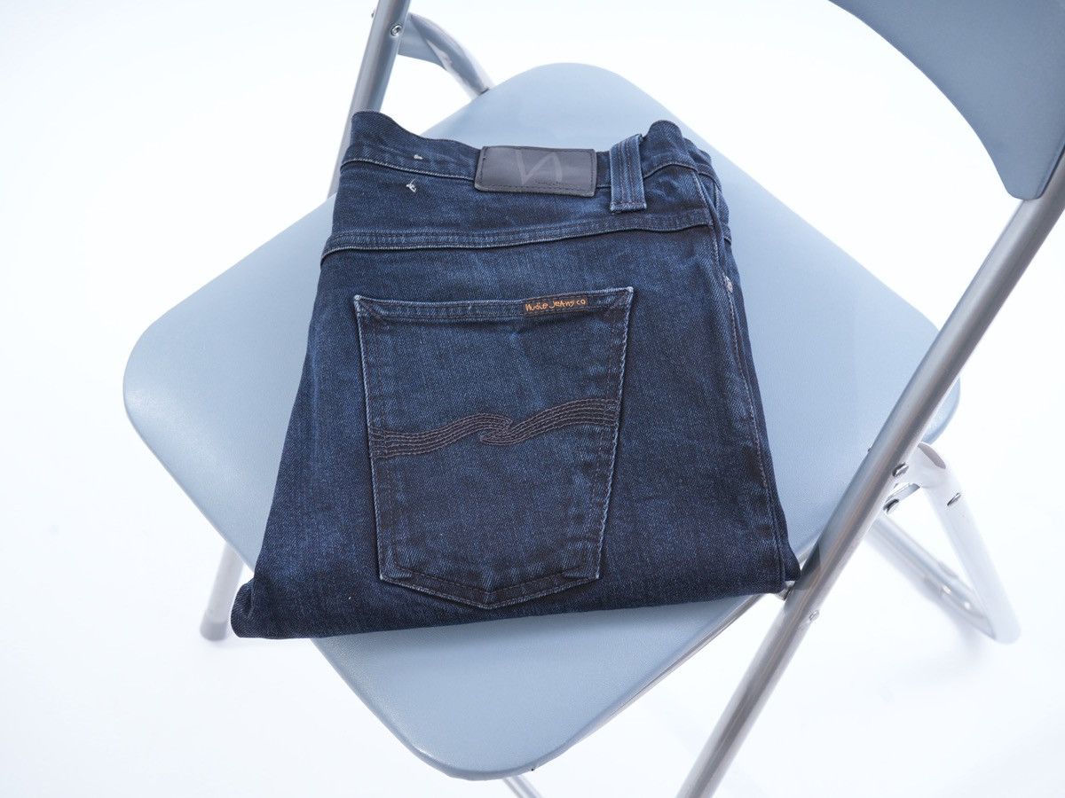 Japanese Brand Nudie Jeans grim tim black ring jeans denim fits w34 Size US 36 / EU 52 - 1 Thumbnail