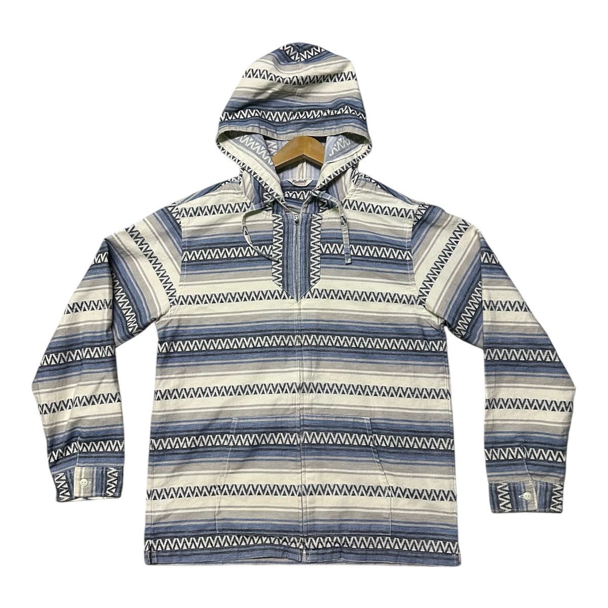 Japanese Brand Vintage Radial native zipper hoodie Size US L / EU 52-54 / 3 - 2 Thumbnail