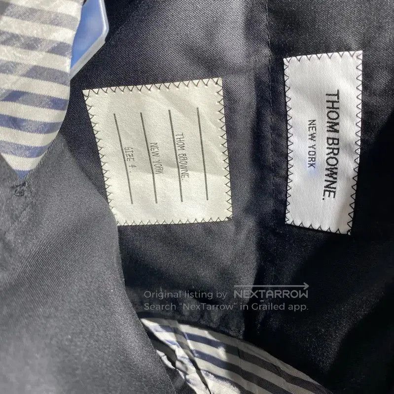 Thom Browne Thom Browne Gray Casual Pants for Men . Size US 44 / EU 60 - 4 Thumbnail