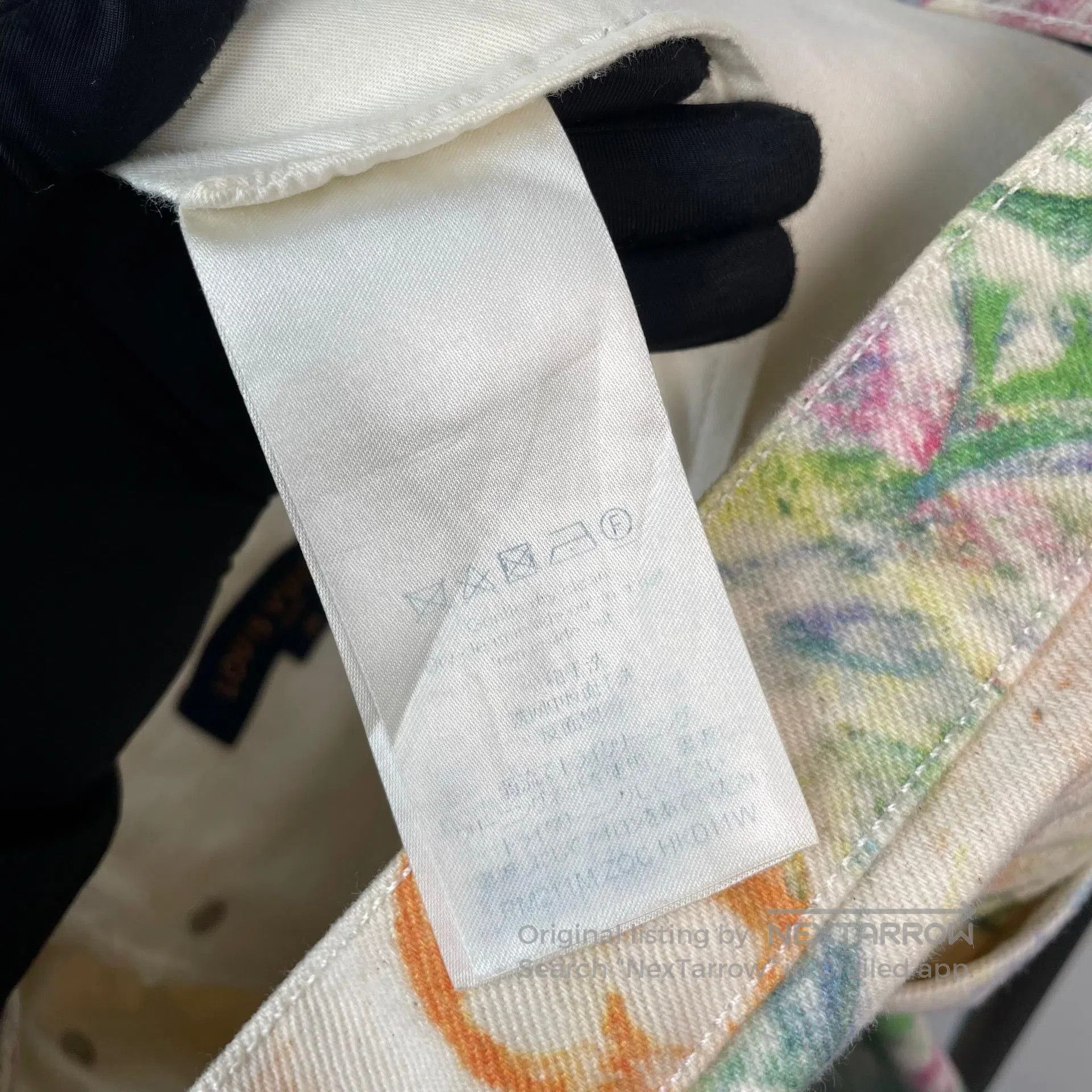 Louis Vuitton Louis Vuitton Colorful Crayon Print Full Length Jeans| Size US 28 / EU 44 - 6 Thumbnail