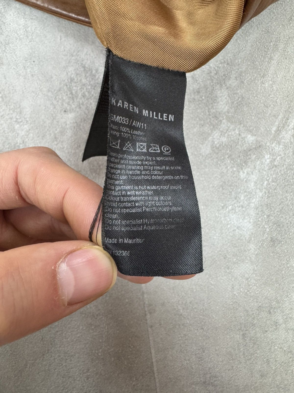 Designer × Karen Millen KAREN MILLEN Leather Mini Dress Womens Size 36 Size 27" / US 4 / IT 40 - 7 Thumbnail