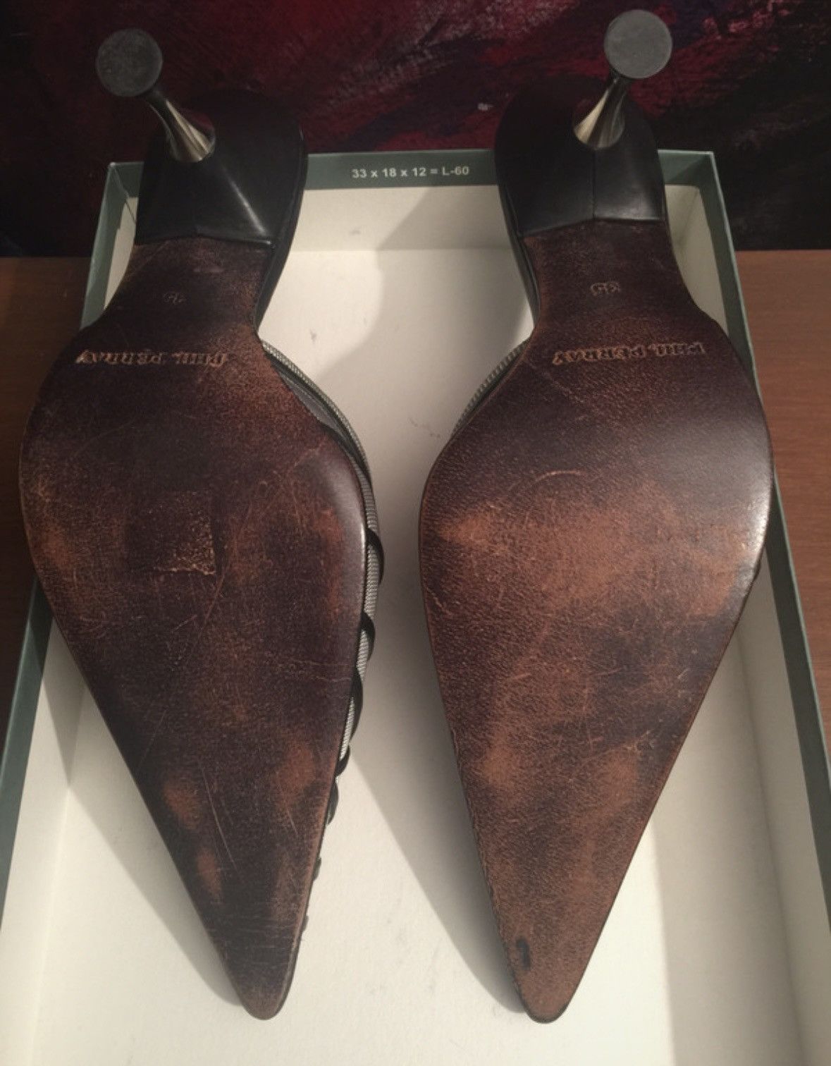 Other Phill Perray creme mules 35 Size US 4 / IT 34 - 5 Thumbnail