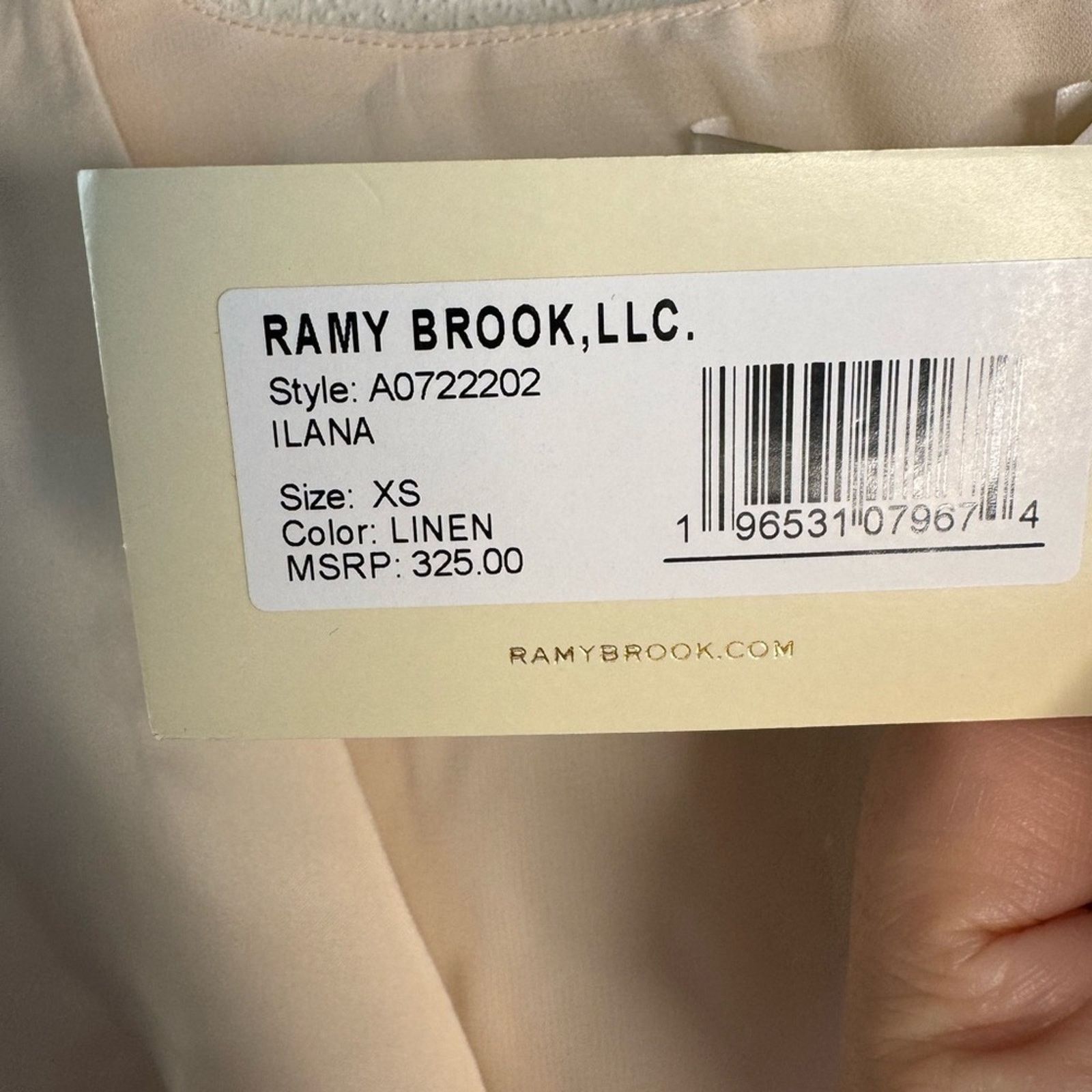 Ramy Brook Ramy Brook Ilana Top in Linen Size XS / US 0-2 / IT 36-38 - 6 Thumbnail